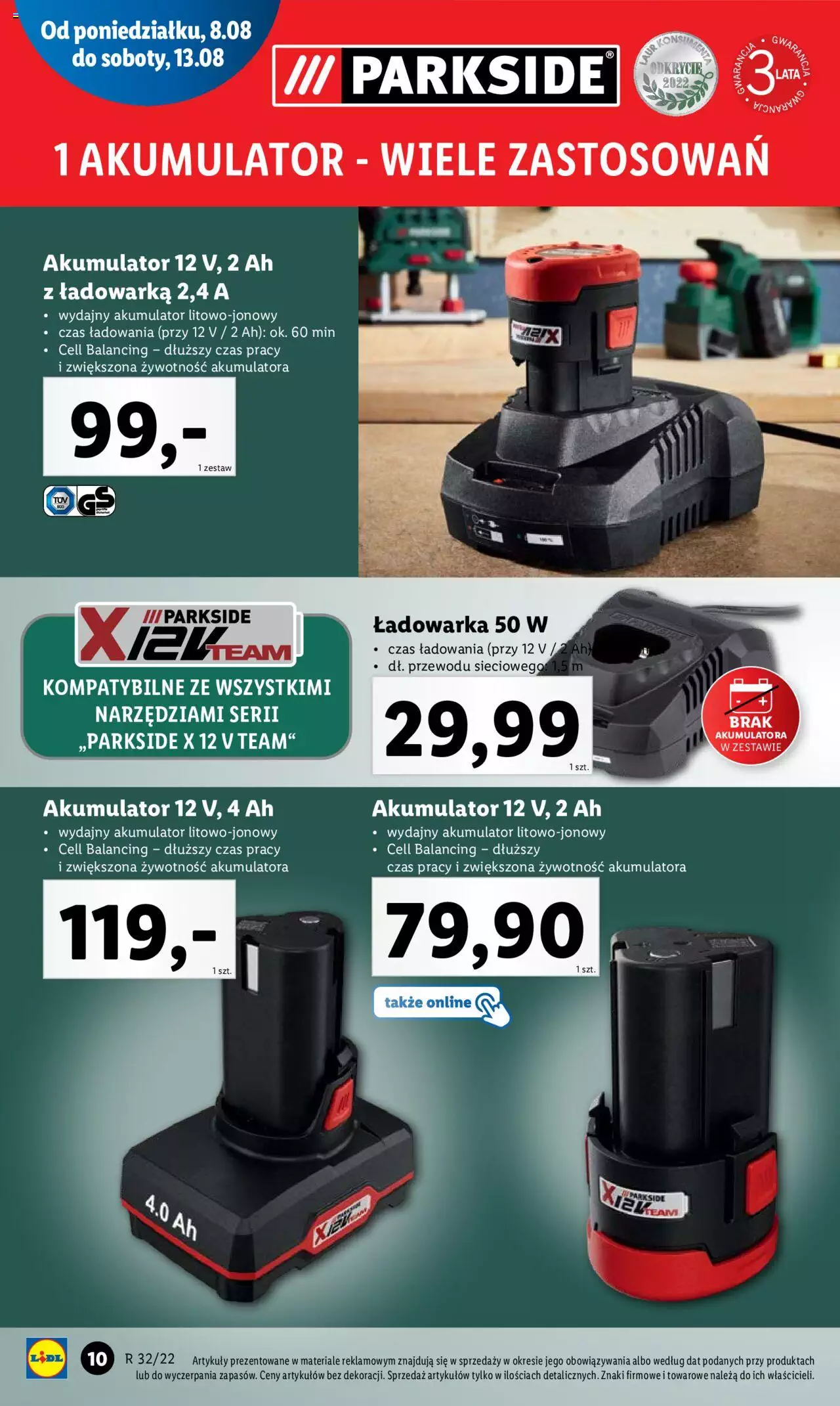 Lidl Katalog gazetka ważna od 08.08.2022 do 13.08.2022 strona 10