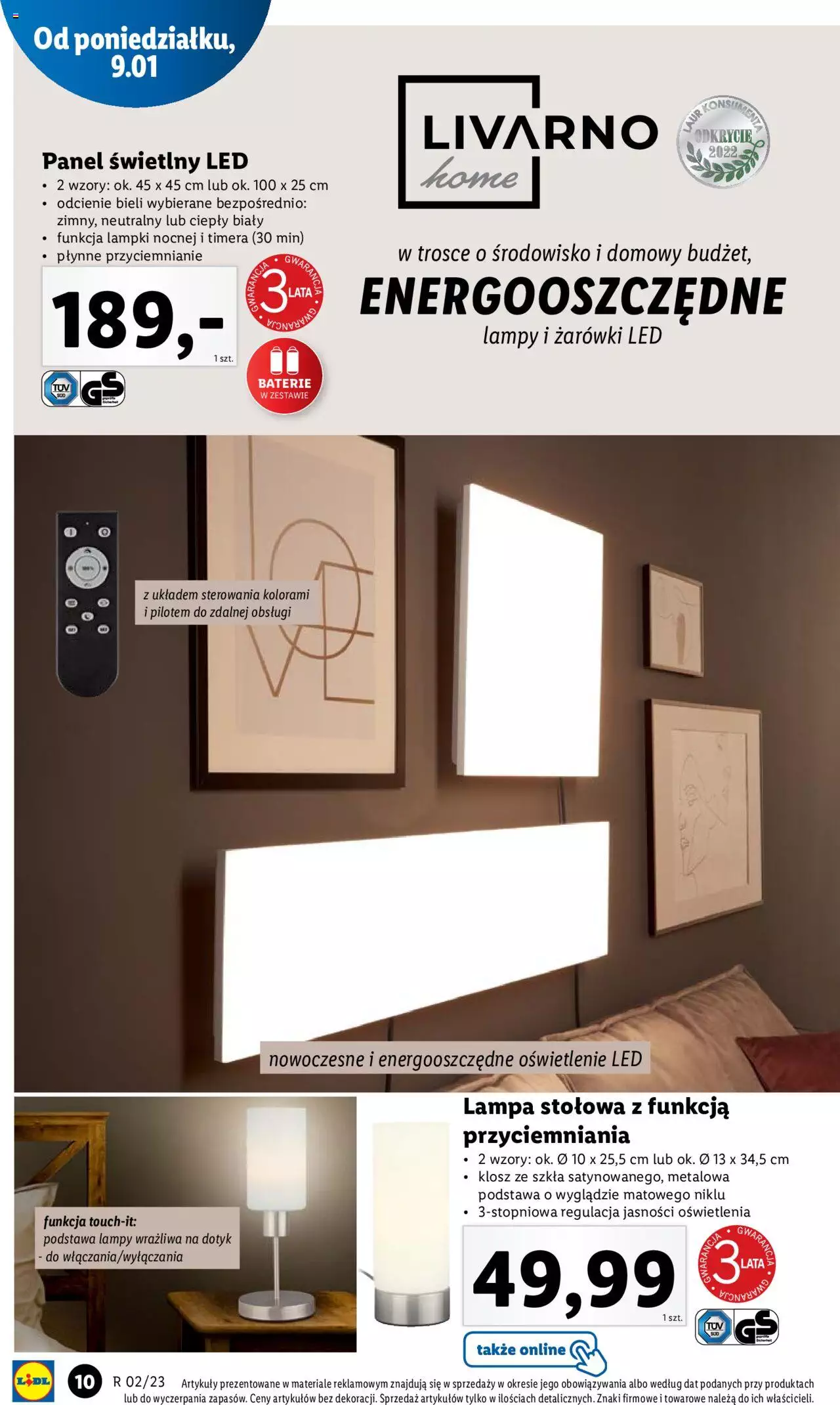 Lidl Katalog gazetka ważna od 09.01.2023 do 14.01.2023 strona 10