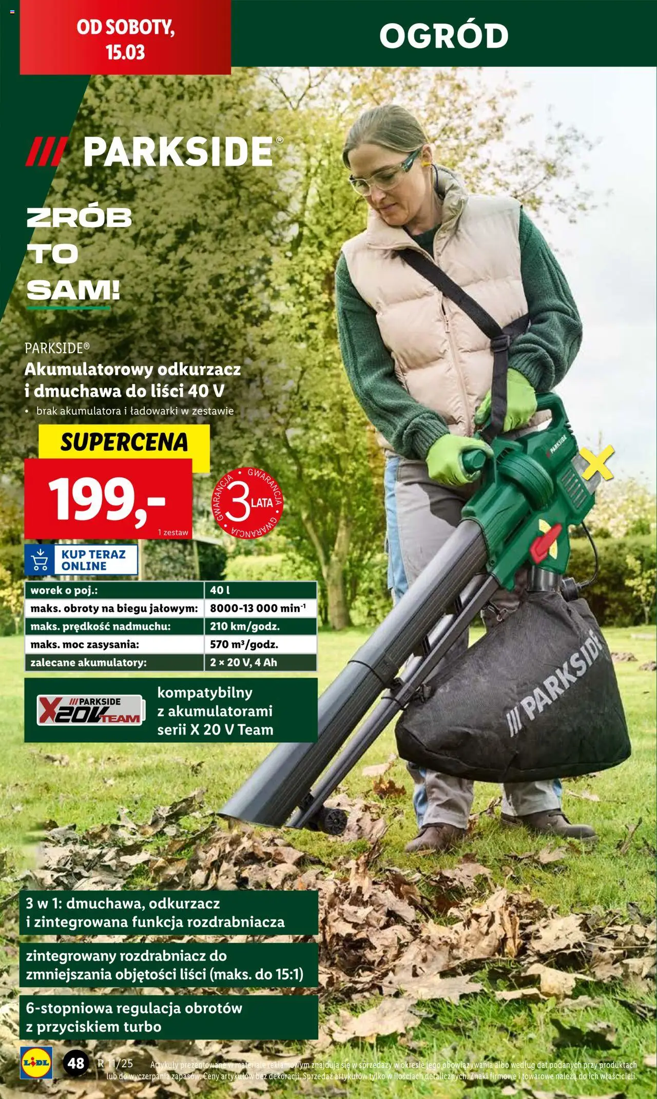 LIDL Katalog gazetka ważna od 10.03.2025 do 15.03.2025 strona 47