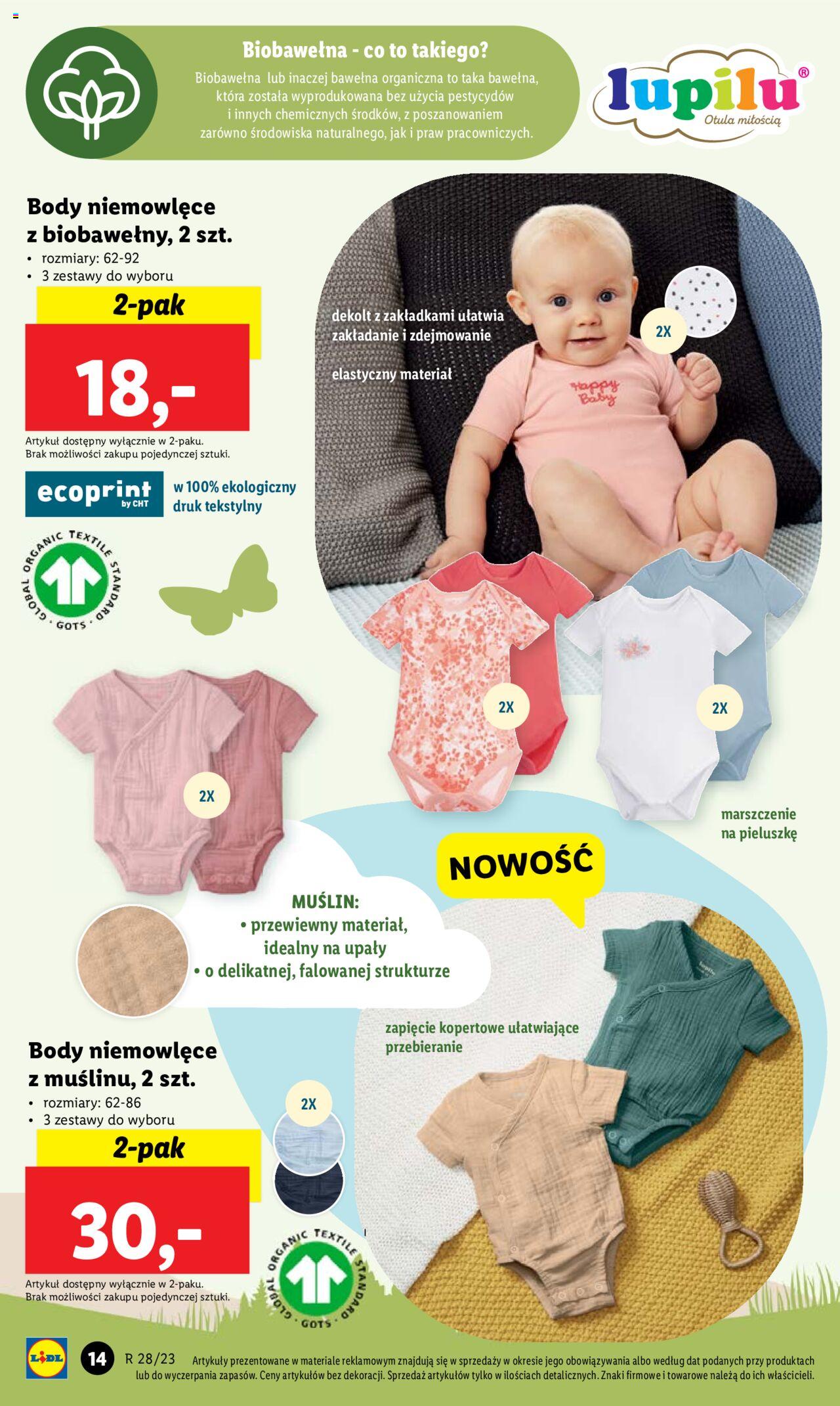 LIDL Katalog gazetka ważna od 10.07.2023 do 15.07.2023 strona 14