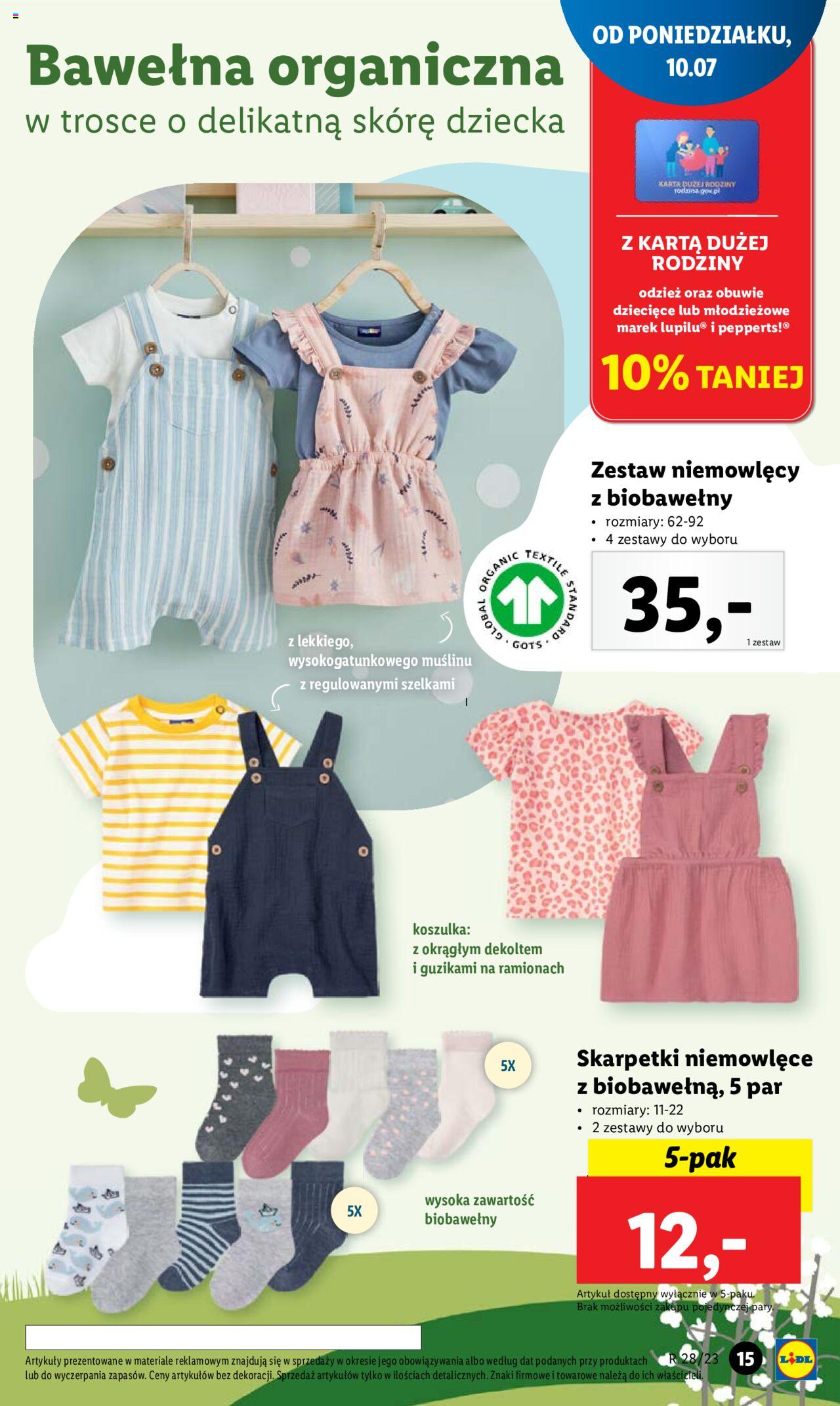 LIDL Katalog gazetka ważna od 10.07.2023 do 15.07.2023 strona 15