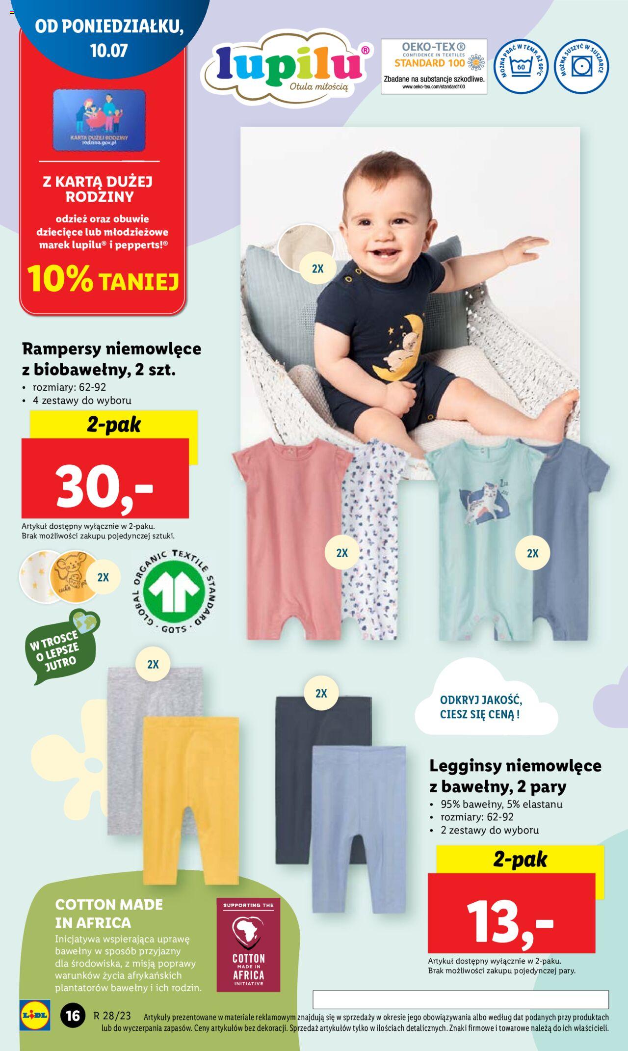 LIDL Katalog gazetka ważna od 10.07.2023 do 15.07.2023 strona 16
