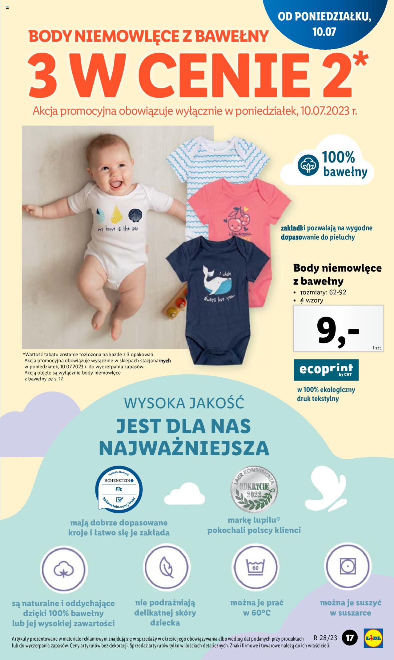LIDL Katalog gazetka ważna od 10.07.2023 do 15.07.2023 strona 17