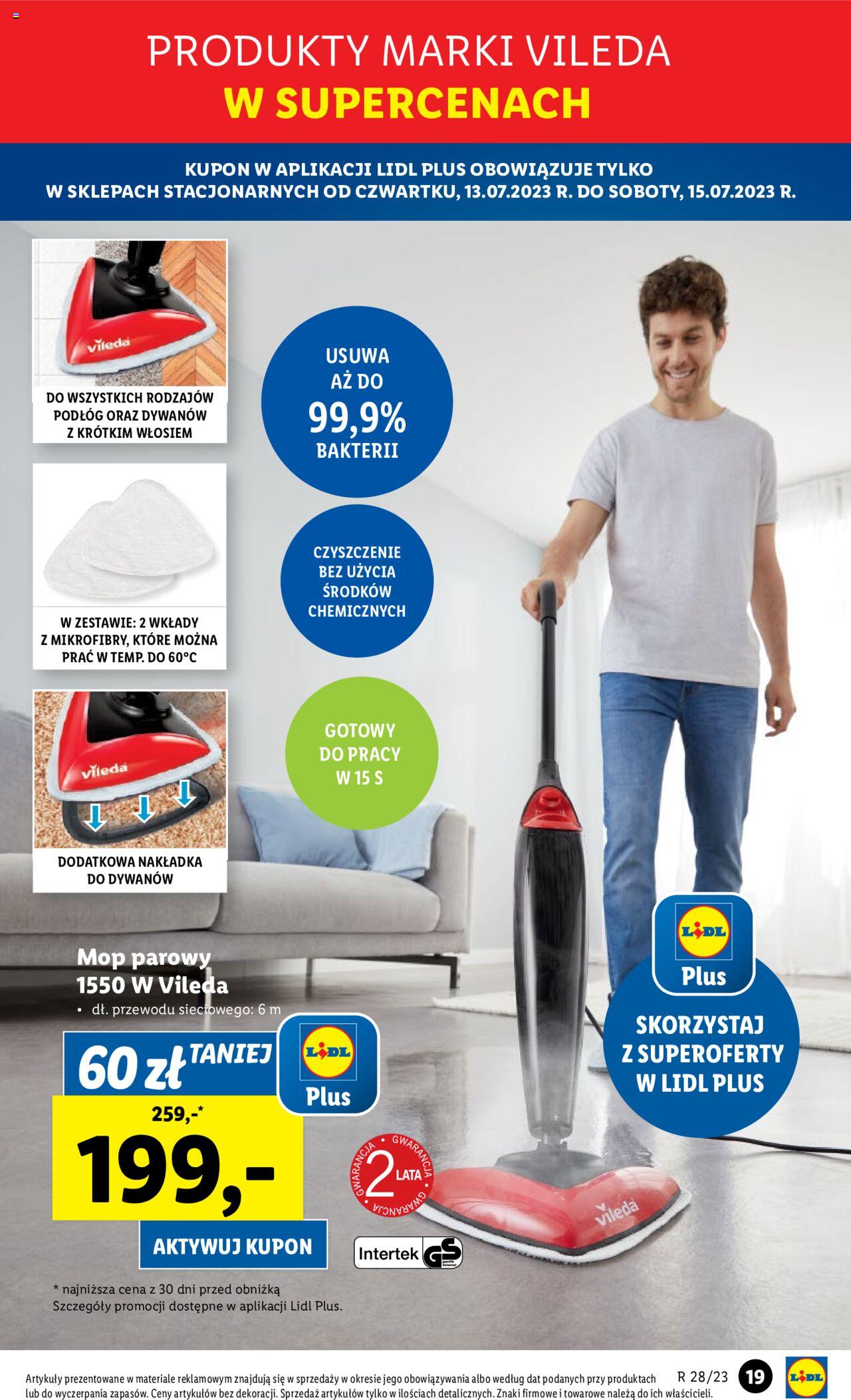 LIDL Katalog gazetka ważna od 10.07.2023 do 15.07.2023 strona 19