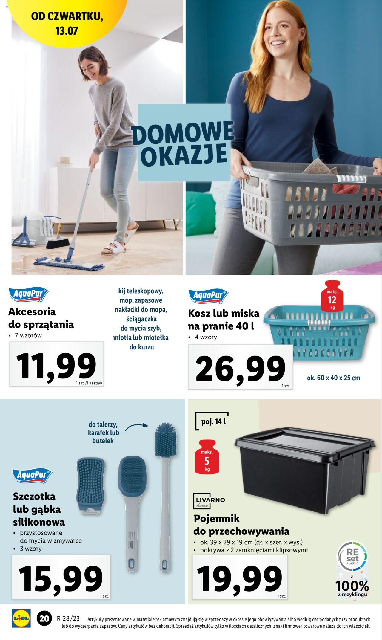 LIDL Katalog gazetka ważna od 10.07.2023 do 15.07.2023 strona 20