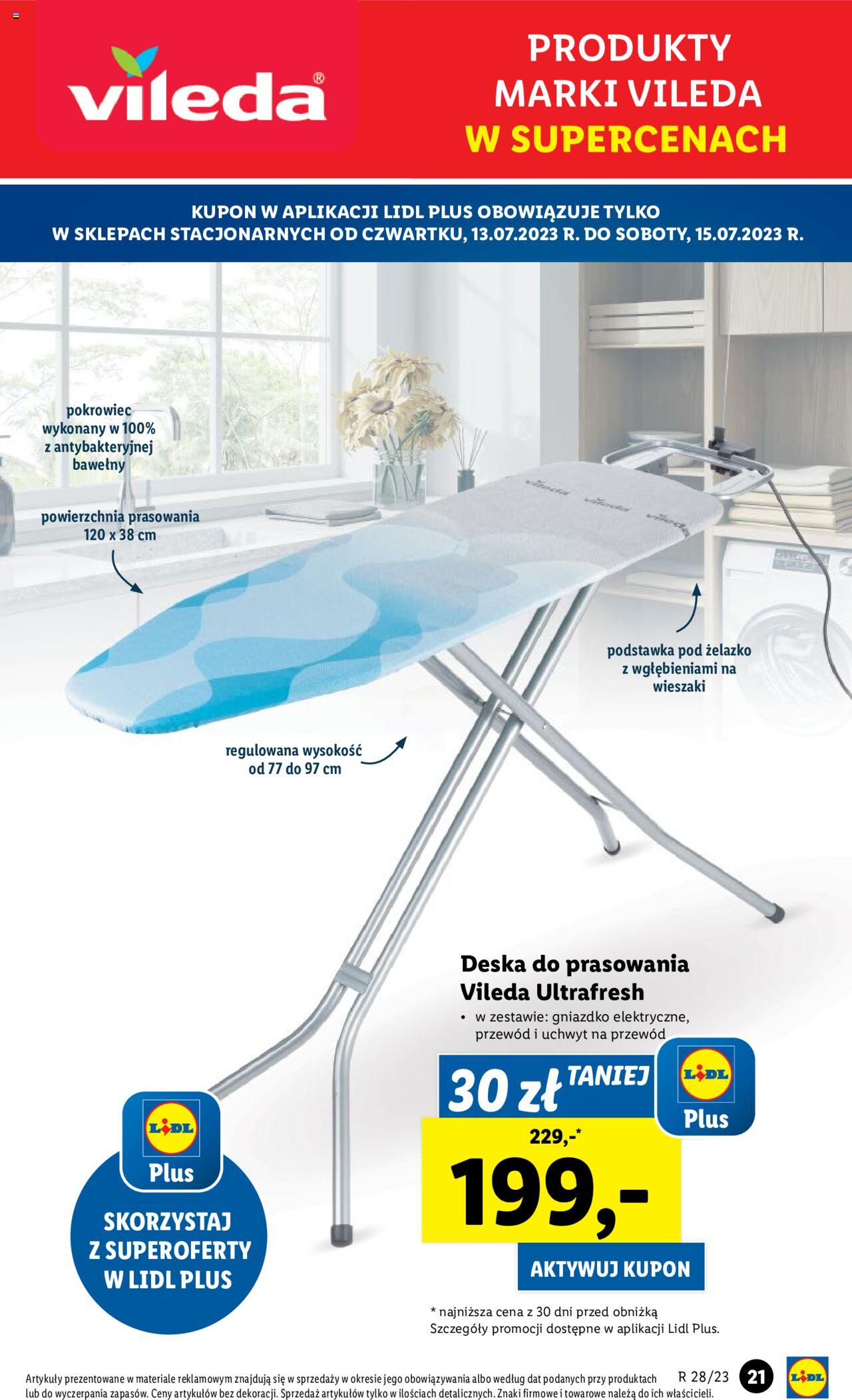 LIDL Katalog gazetka ważna od 10.07.2023 do 15.07.2023 strona 21