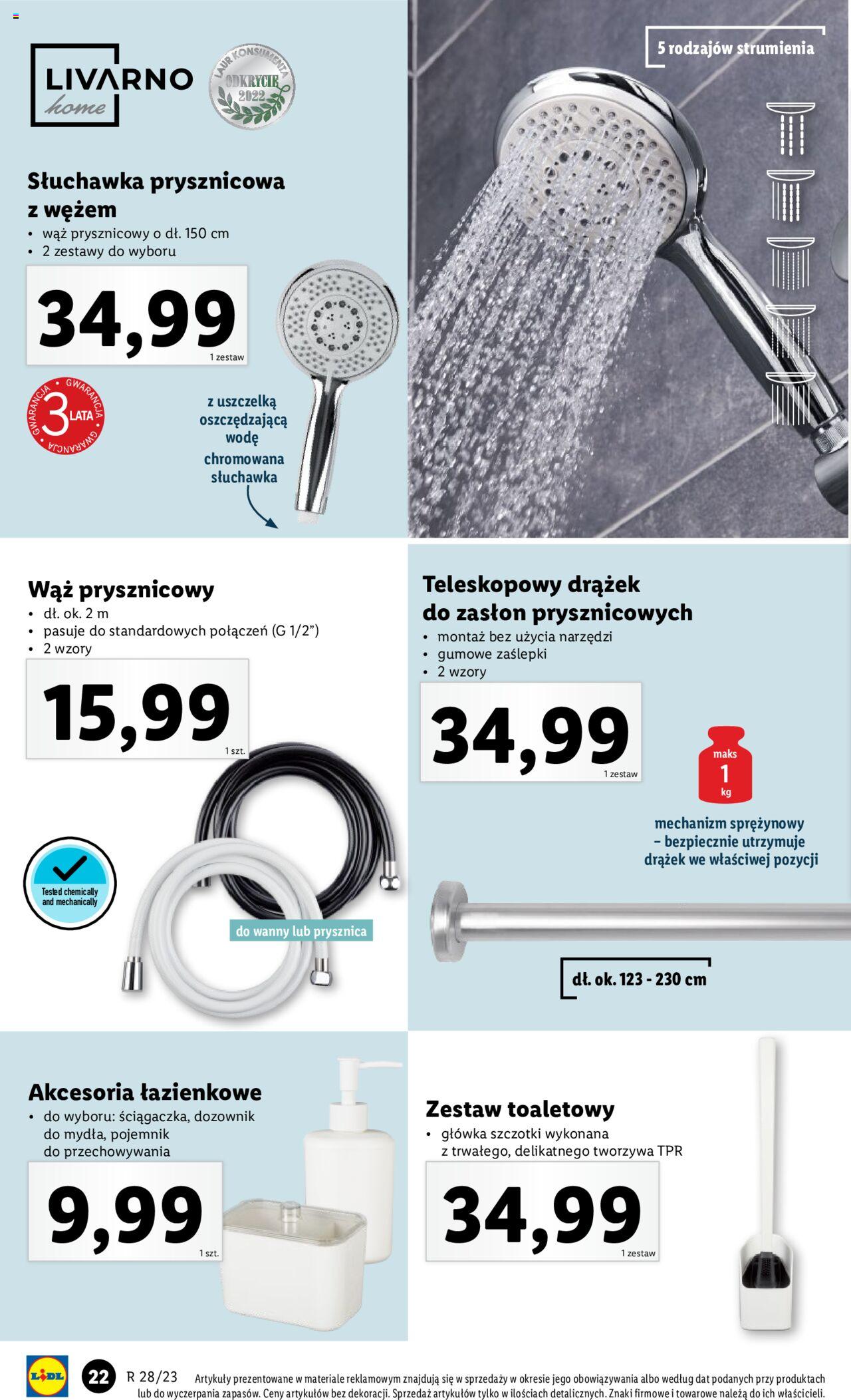 LIDL Katalog gazetka ważna od 10.07.2023 do 15.07.2023 strona 22