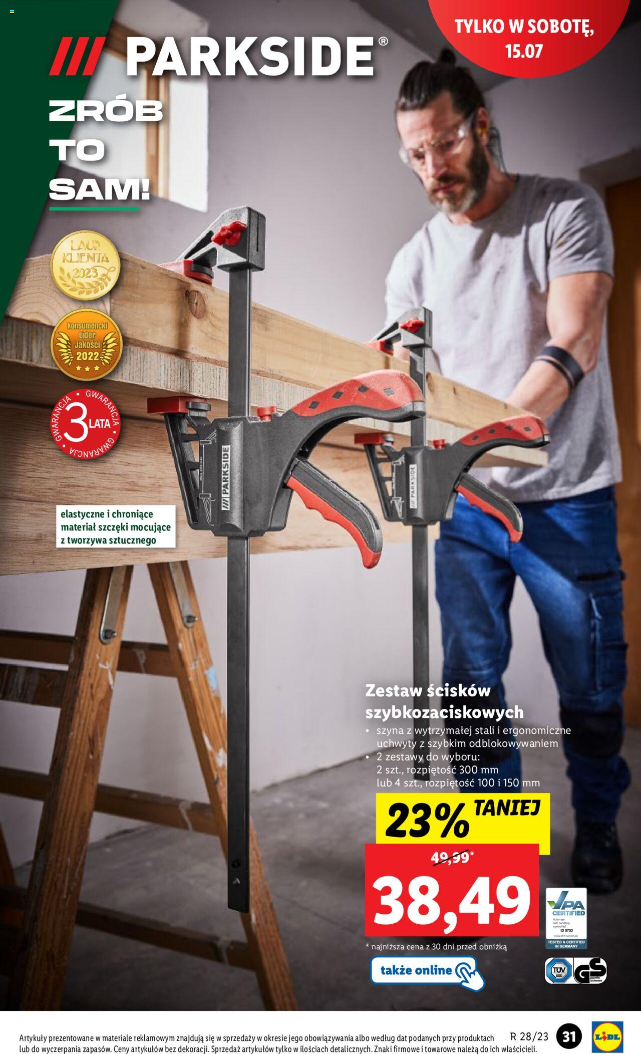 LIDL Katalog gazetka ważna od 10.07.2023 do 15.07.2023 strona 37