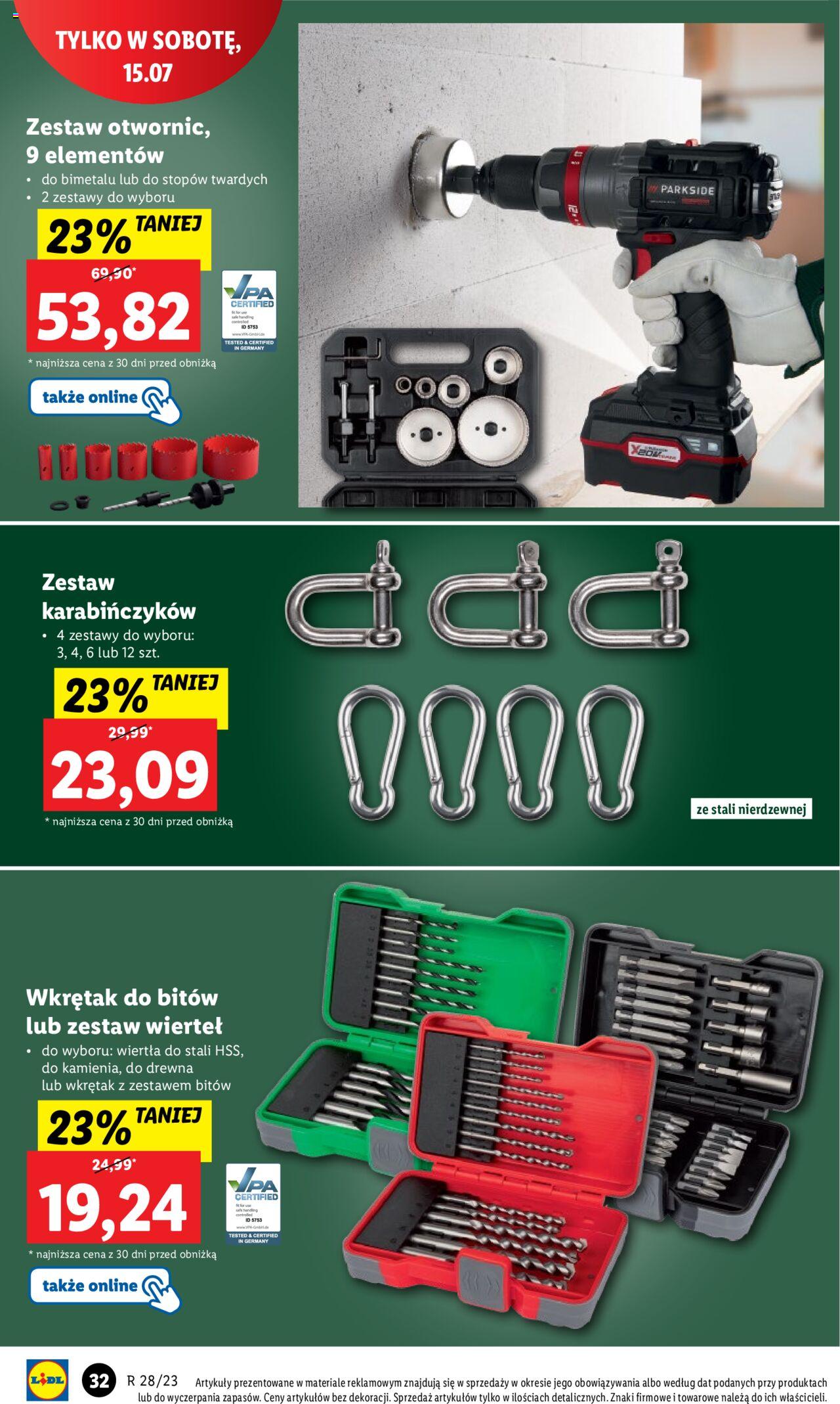 LIDL Katalog gazetka ważna od 10.07.2023 do 15.07.2023 strona 38