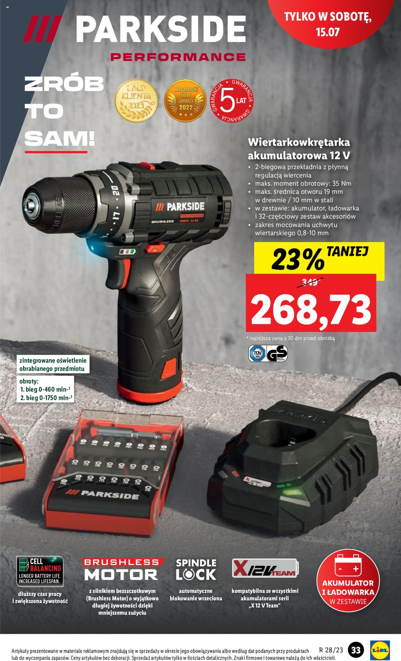 LIDL Katalog gazetka ważna od 10.07.2023 do 15.07.2023 strona 39