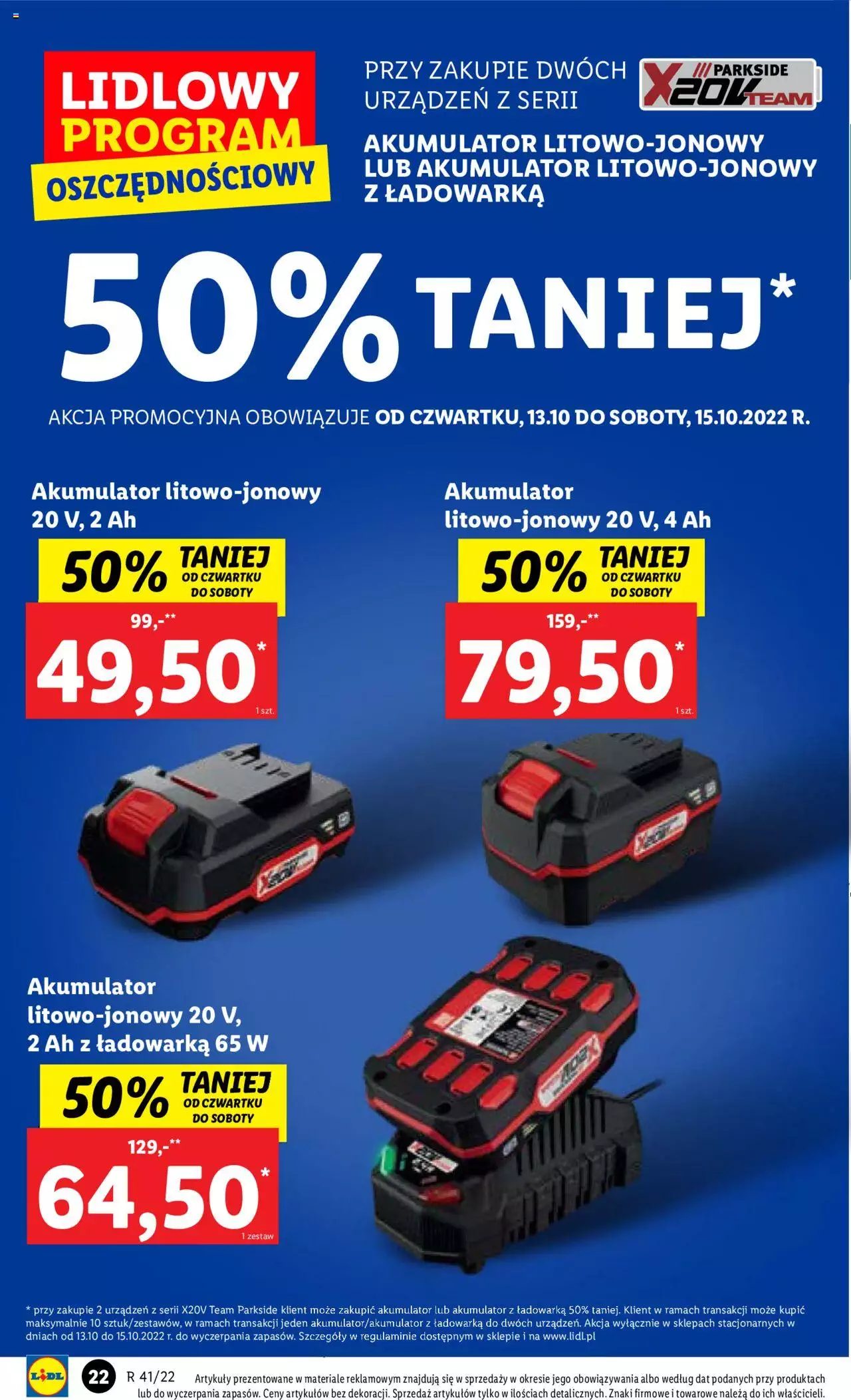 Lidl Katalog gazetka ważna od 10.10.2022 do 15.10.2022 strona 22