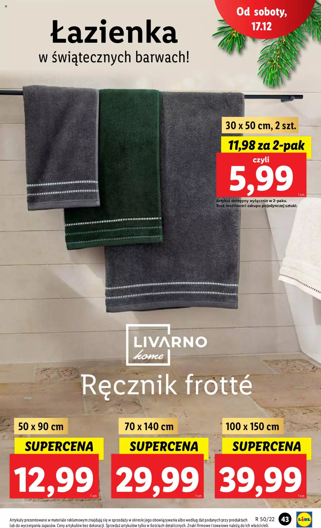 Lidl Katalog gazetka ważna od 12.12.2022 do 18.12.2022 strona 45