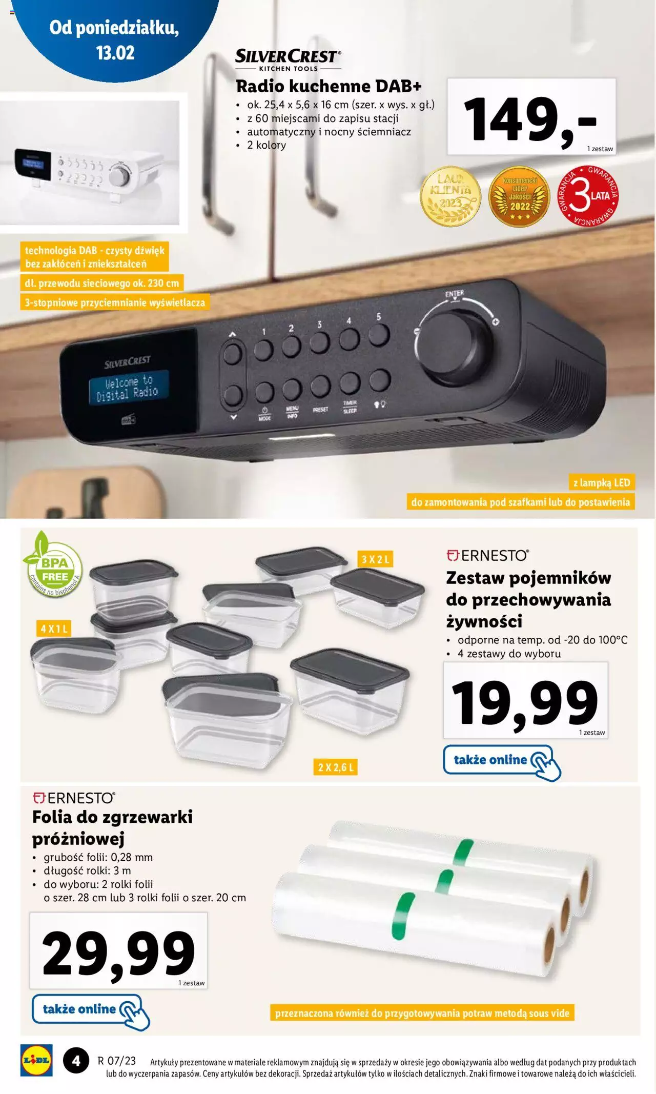 Lidl Katalog gazetka ważna od 13.02.2023 do 18.02.2023 strona 4