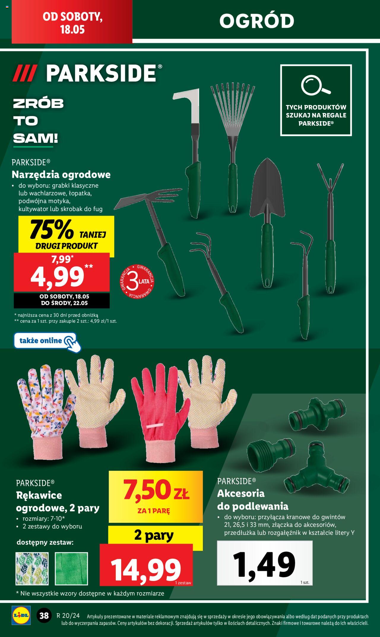 LIDL Katalog gazetka ważna od 13.05.2024 do 18.05.2024 strona 44