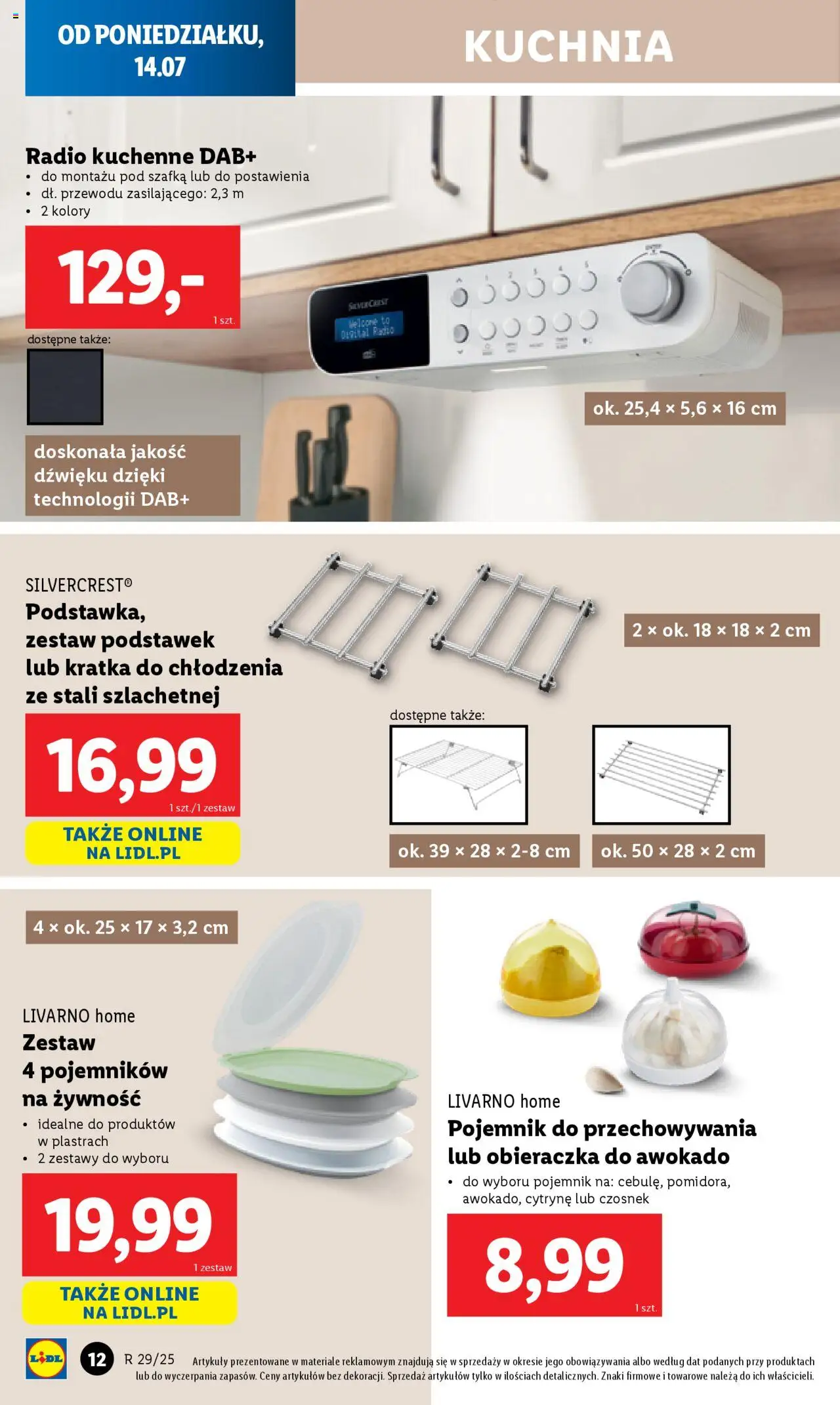 LIDL Katalog gazetka ważna od  14.07.2025 do 19.07.2025 strona 14