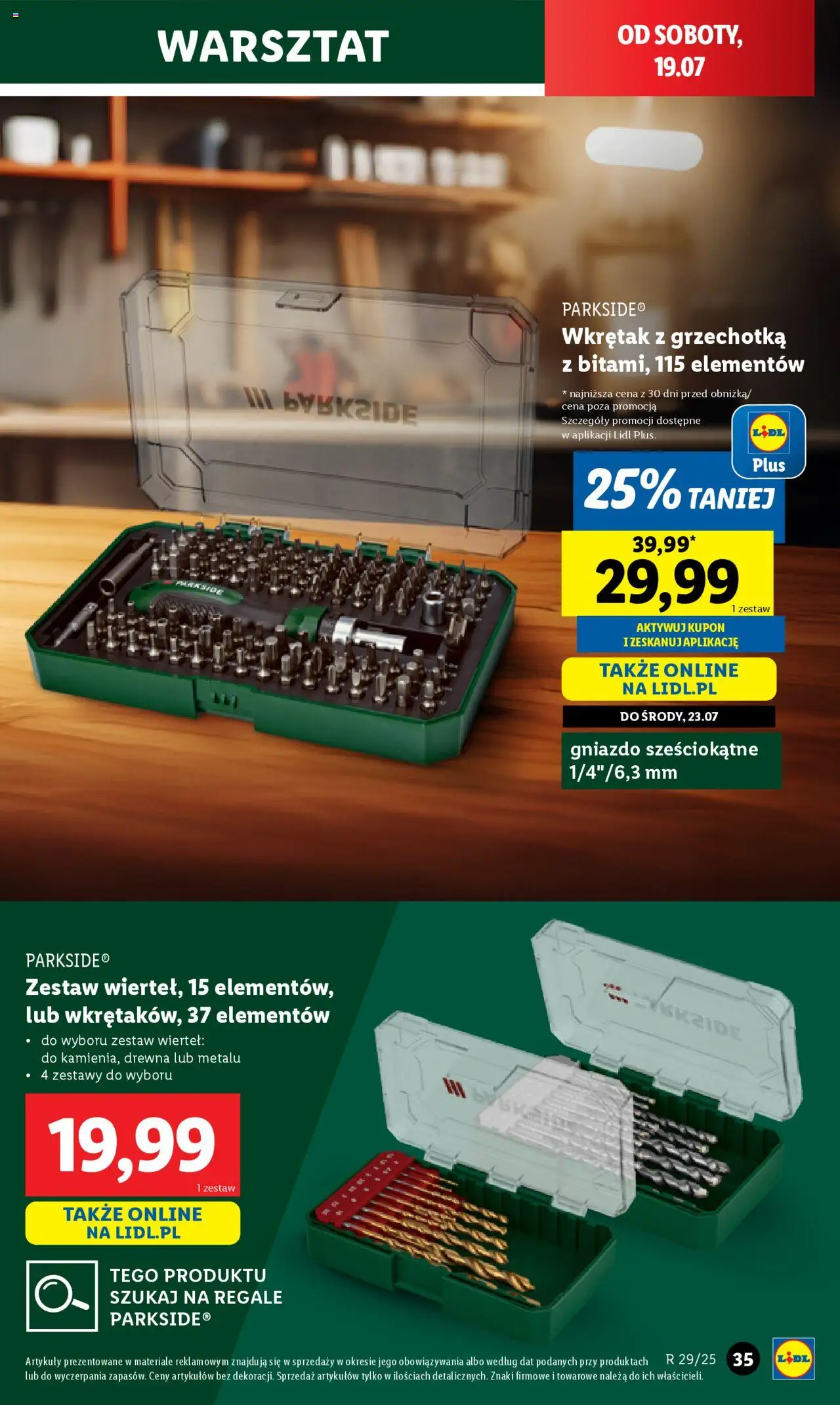 LIDL Katalog gazetka ważna od  14.07.2025 do 19.07.2025 strona 44