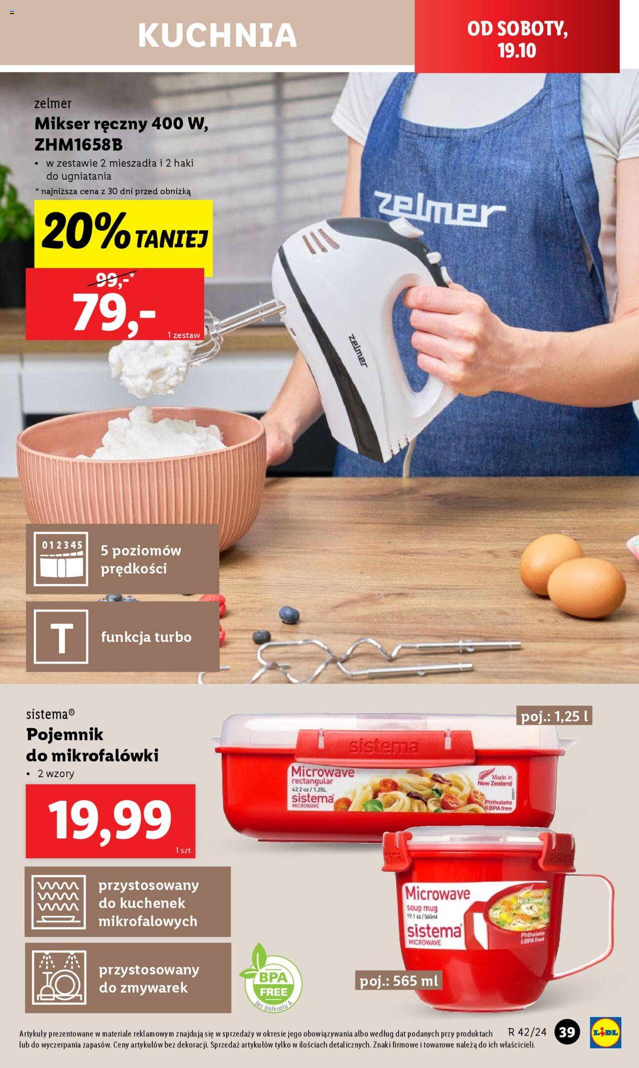 LIDL Katalog gazetka ważna od 14.10.2024 do 19.10.2024 strona 40