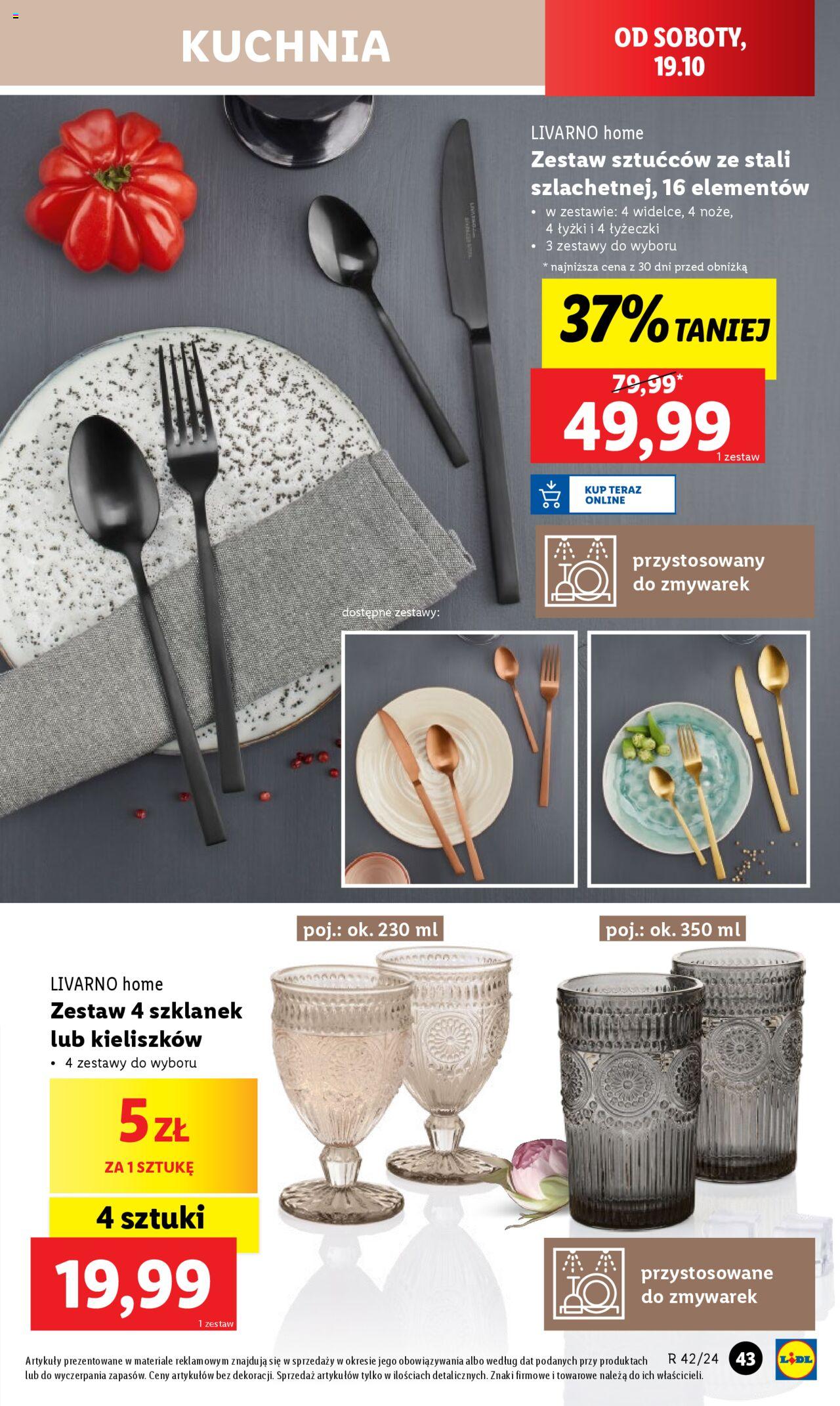 LIDL Katalog gazetka ważna od 14.10.2024 do 19.10.2024 strona 44