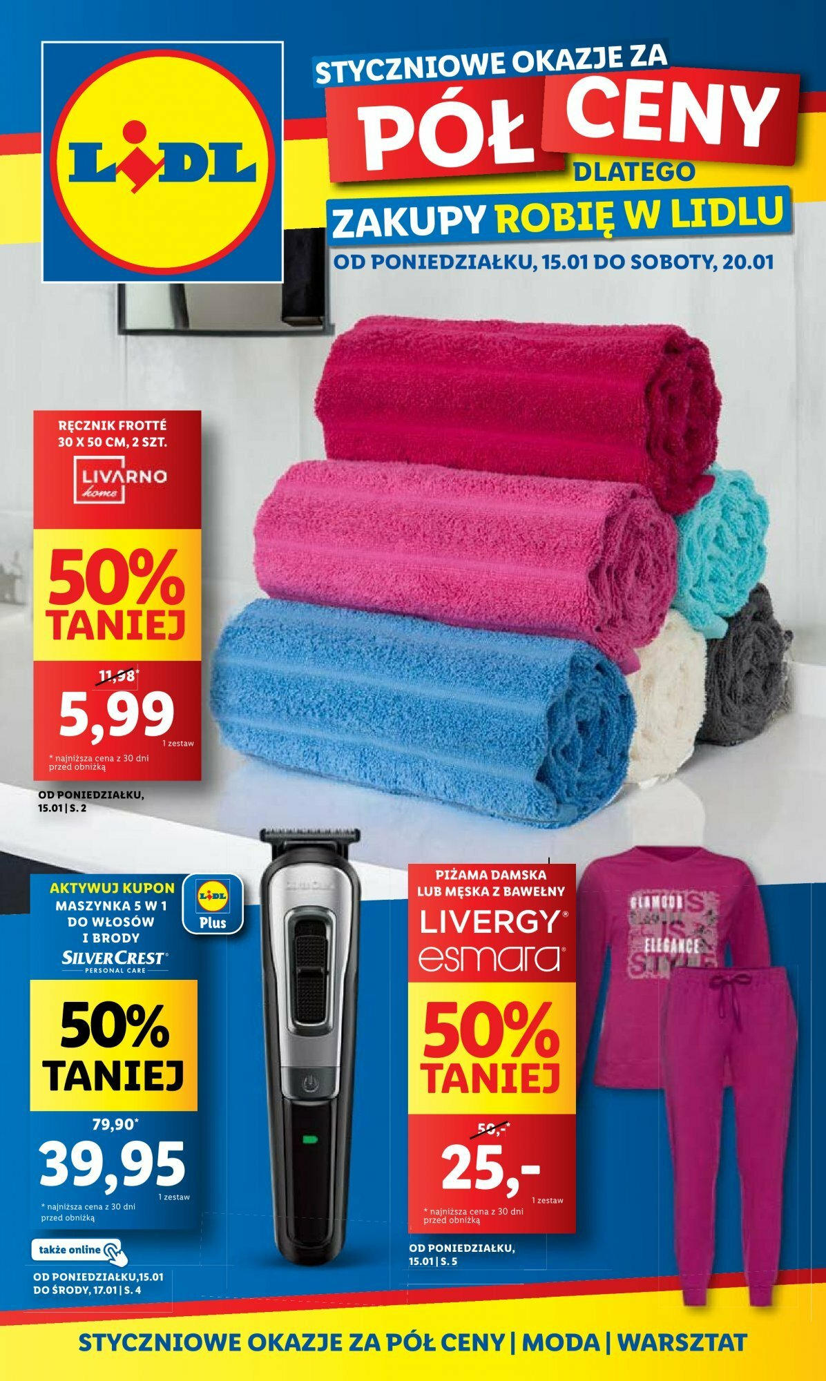 LIDL Katalog gazetka ważna od 15.01.2024 do 20.01.2024 strona 1