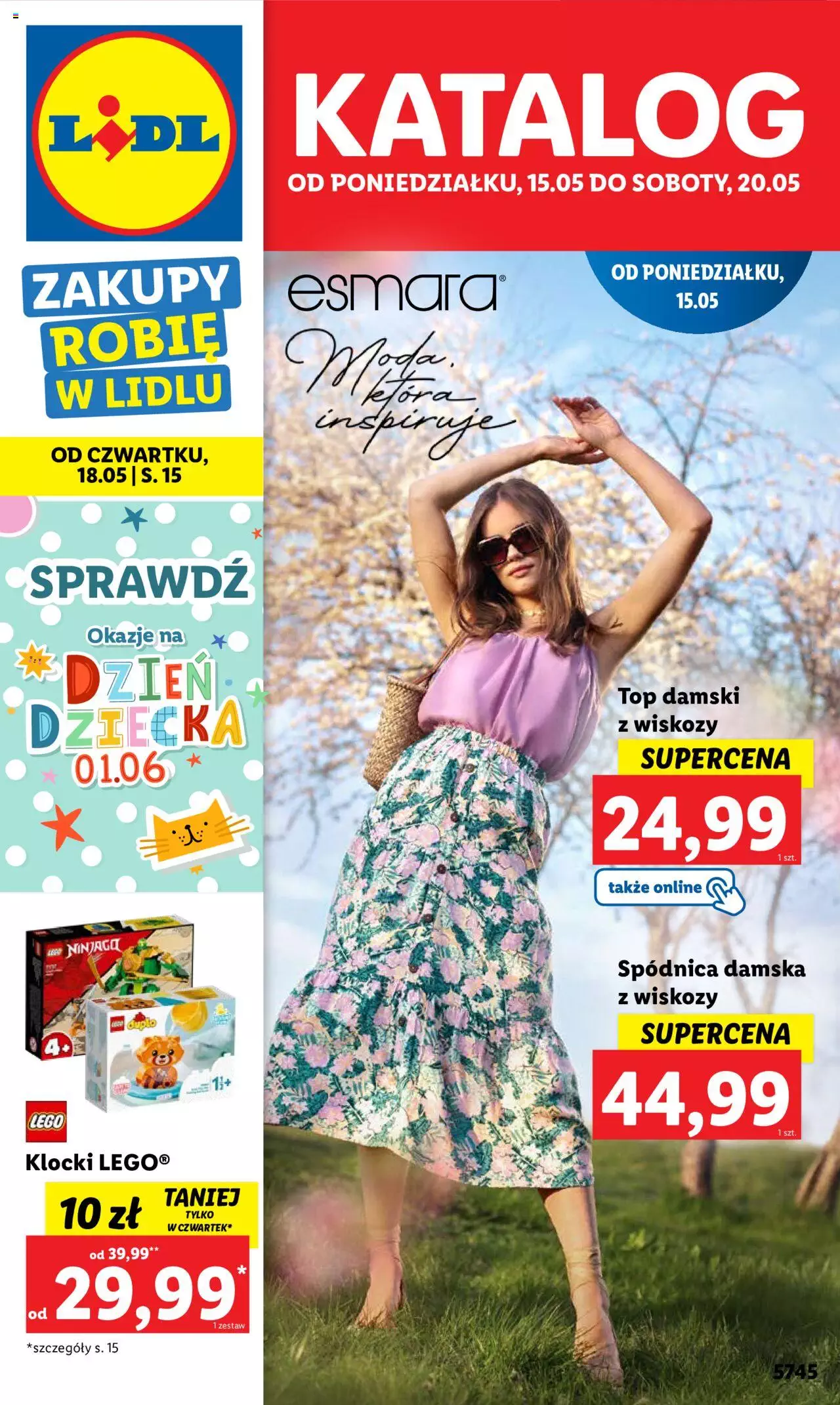LIDL Katalog gazetka ważna od  15.05.2023 do 20.05.2023 strona 1