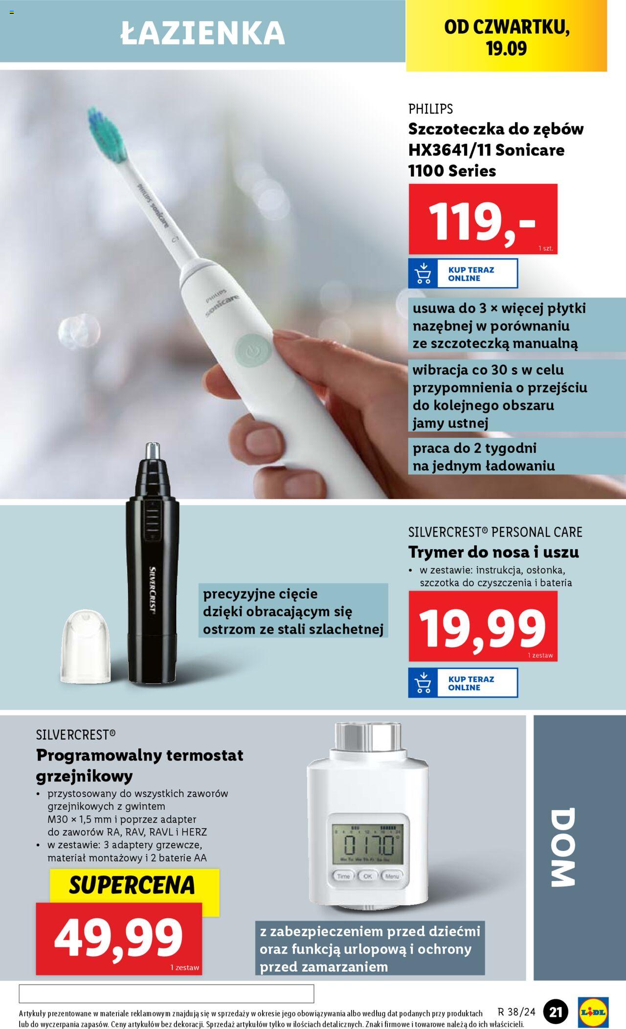 LIDL Katalog gazetka ważna od 16.09.2024 do 21.09.2024 strona 24