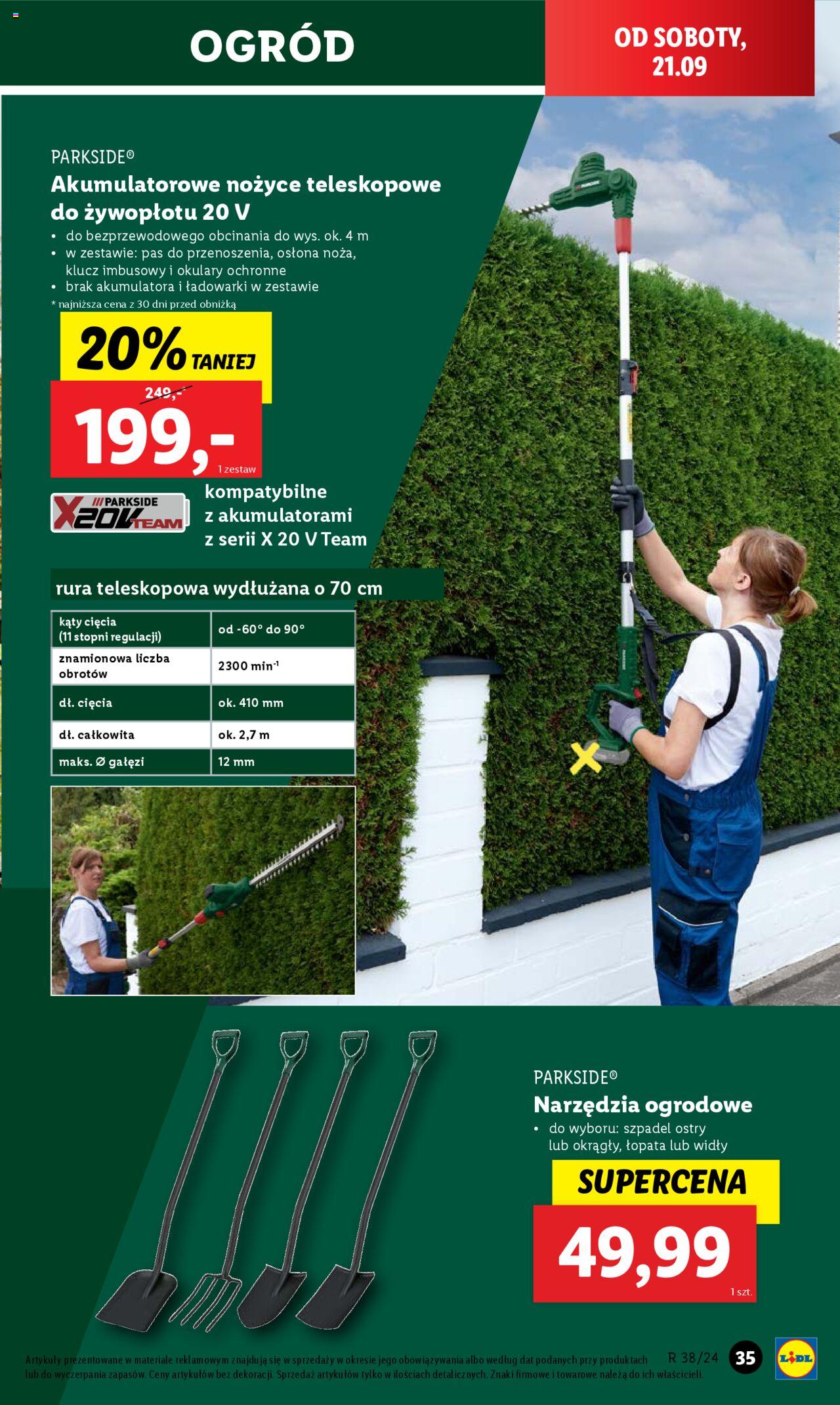 LIDL Katalog gazetka ważna od 16.09.2024 do 21.09.2024 strona 40