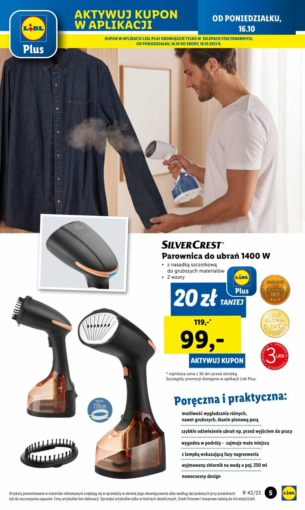 LIDL Katalog gazetka ważna od 16.10.2023 do 21.10.2023 strona 5