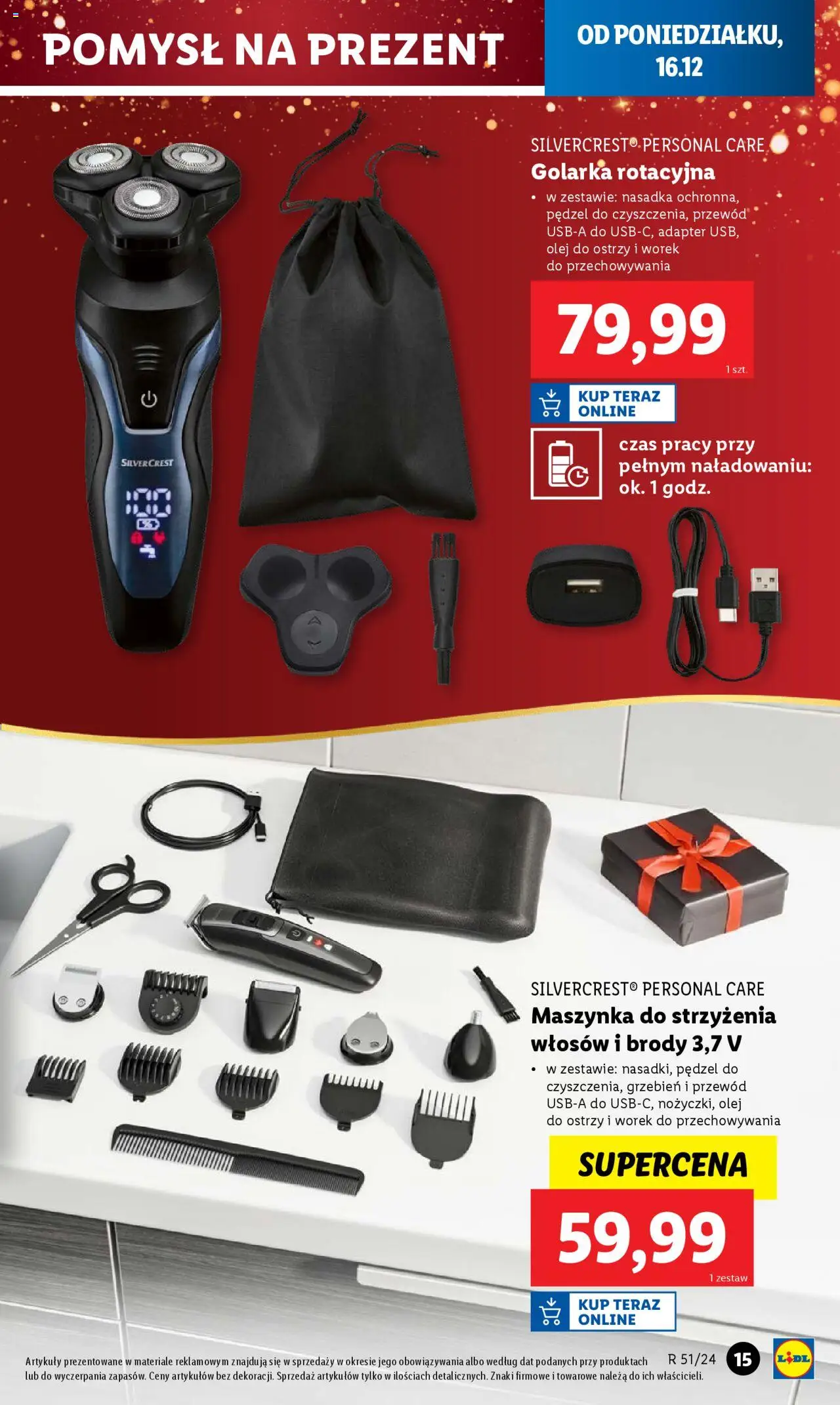 Lidl Katalog gazetka ważna od 16.12.2024 do 22.12.2024 strona 15