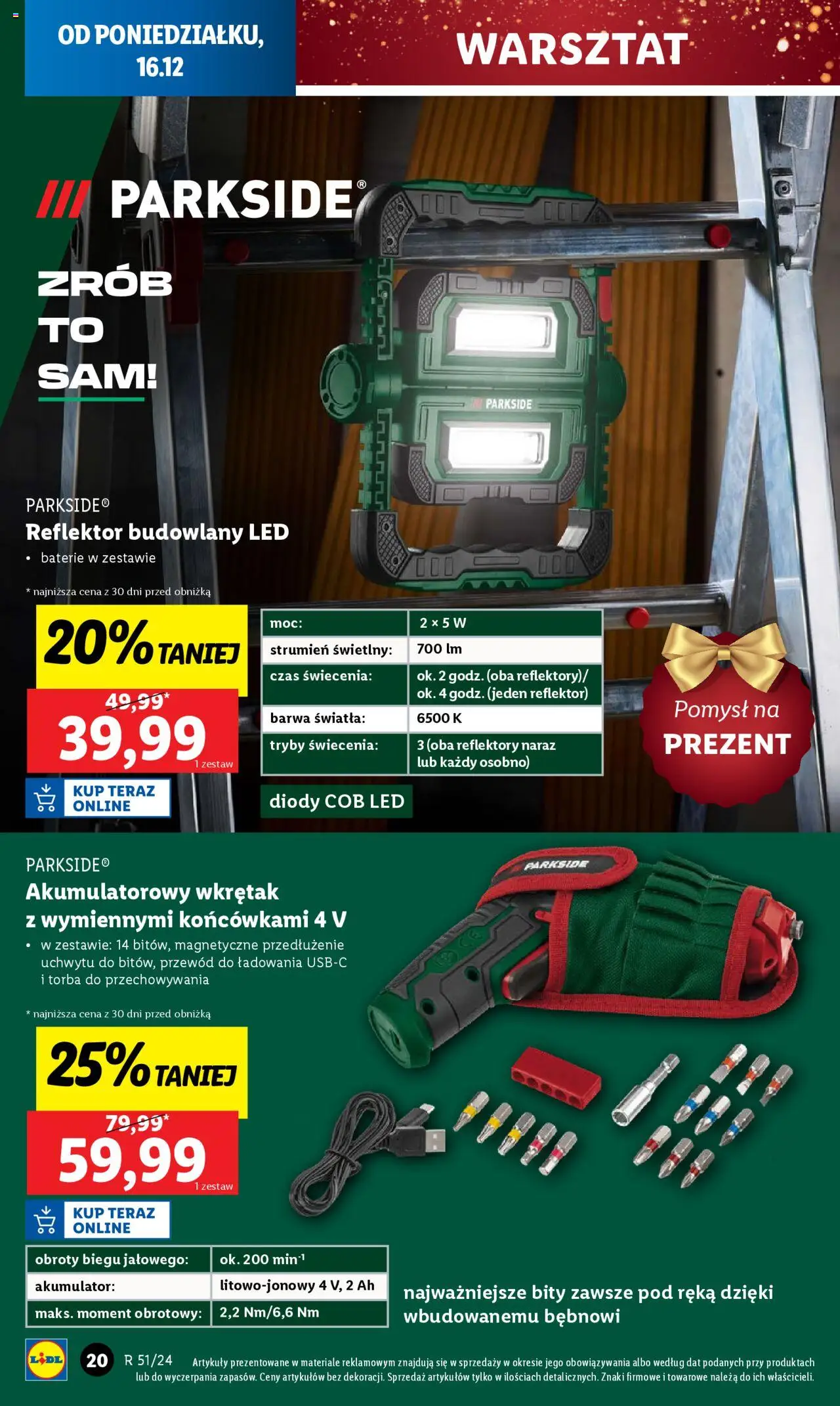 Lidl Katalog gazetka ważna od 16.12.2024 do 22.12.2024 strona 20