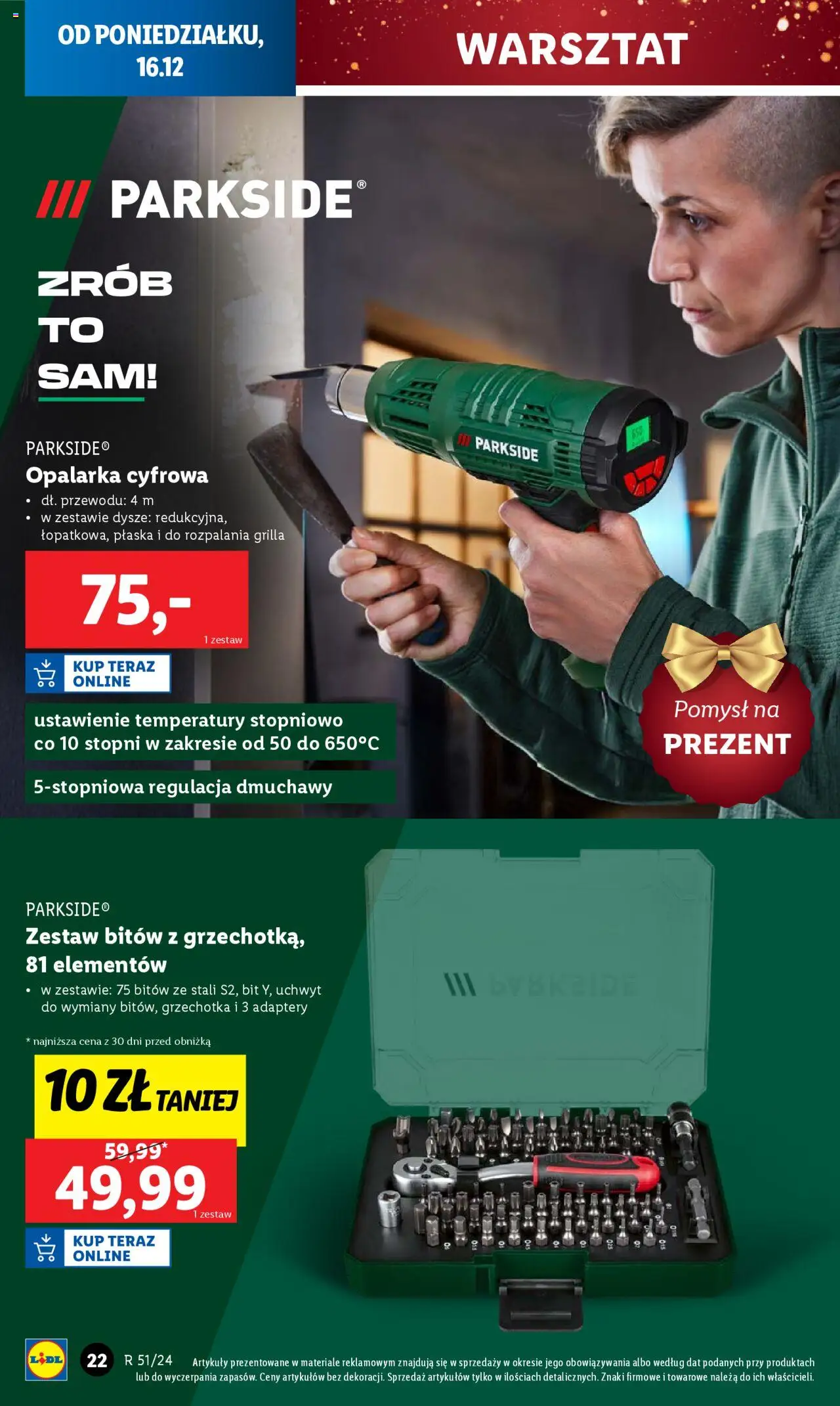 Lidl Katalog gazetka ważna od 16.12.2024 do 22.12.2024 strona 22