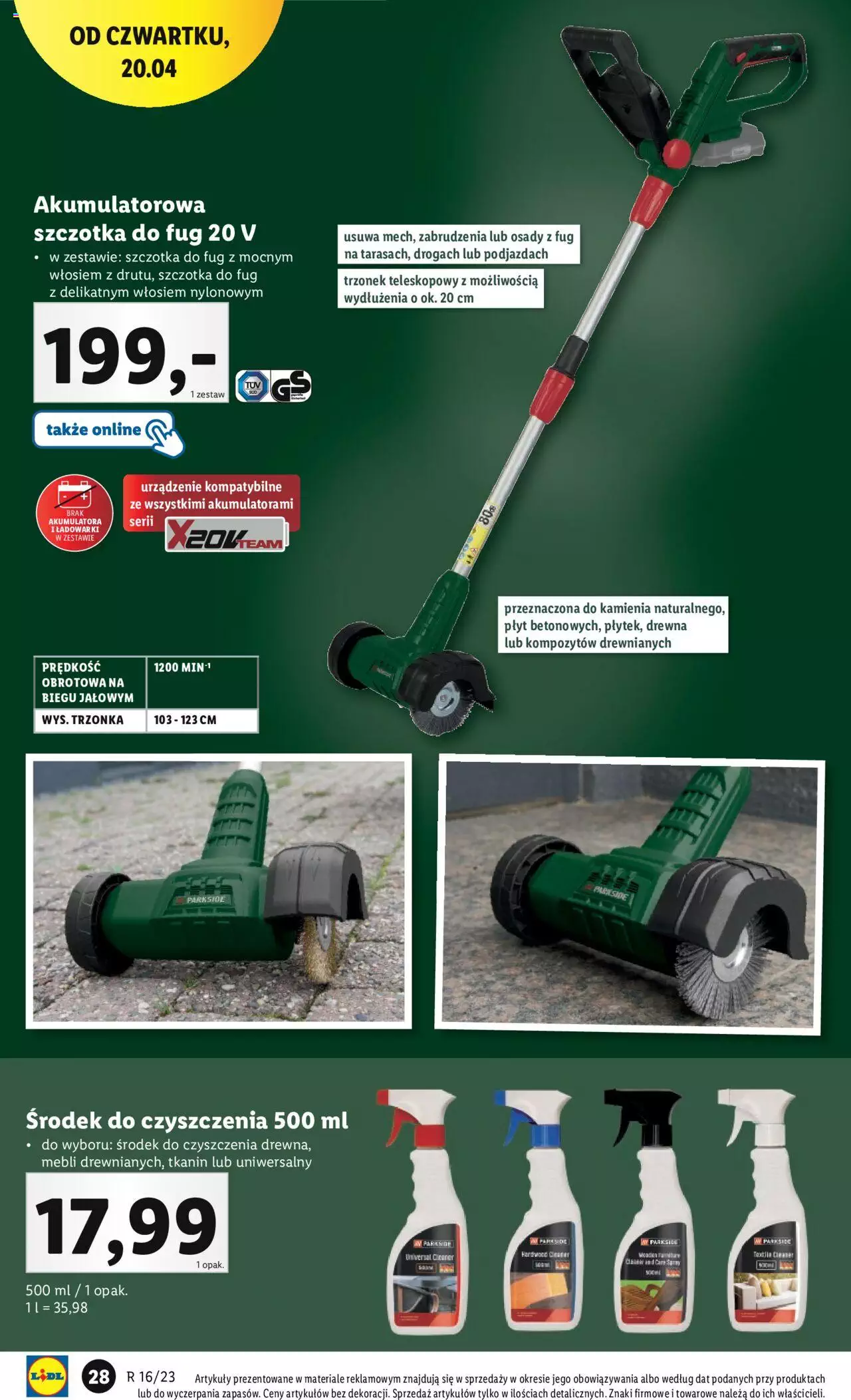 LIDL Katalog gazetka ważna od  17.04.2023 do 22.04.2023 strona 34