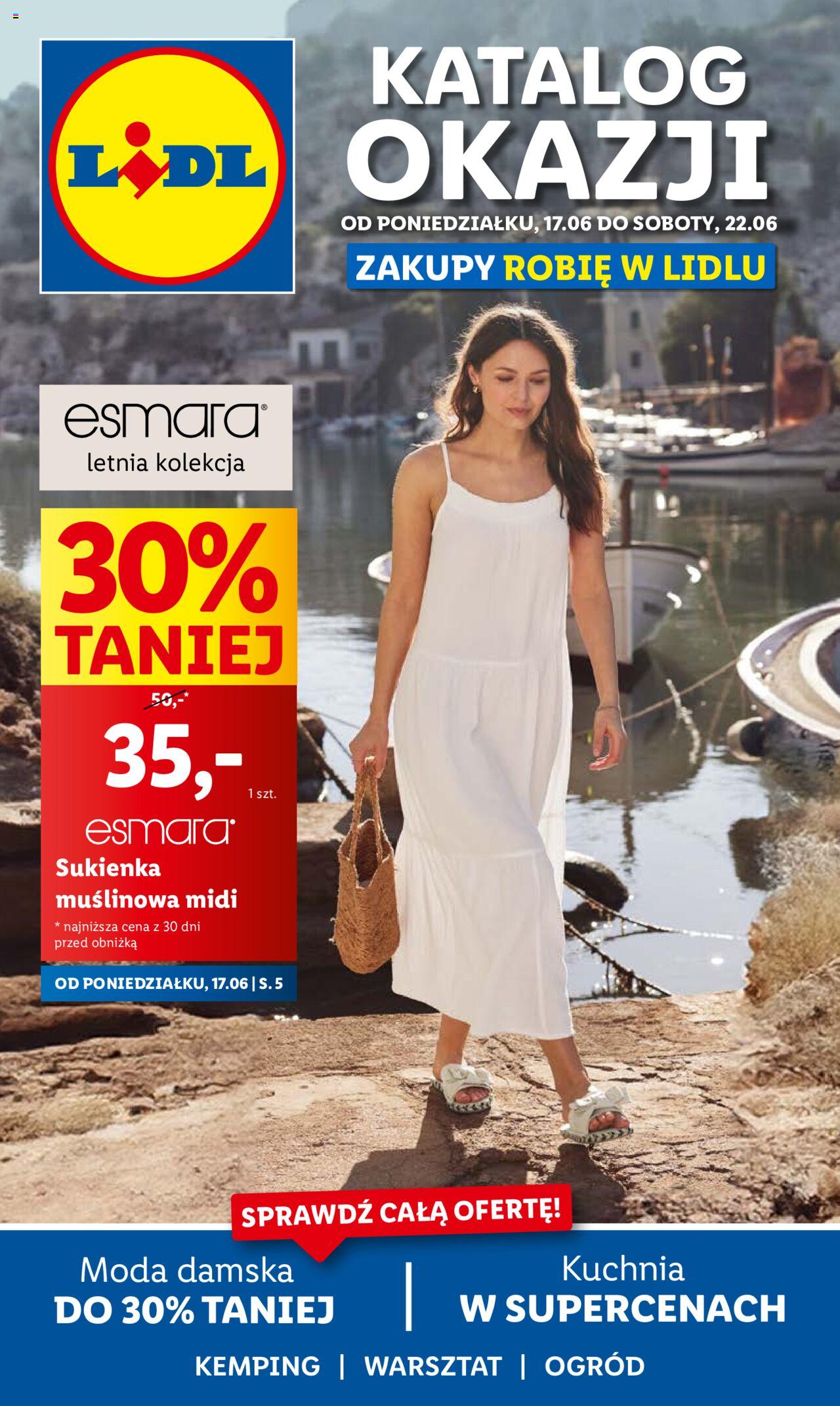 LIDL Katalog gazetka ważna od  17.06.2024 do 22.06.2024 strona 1