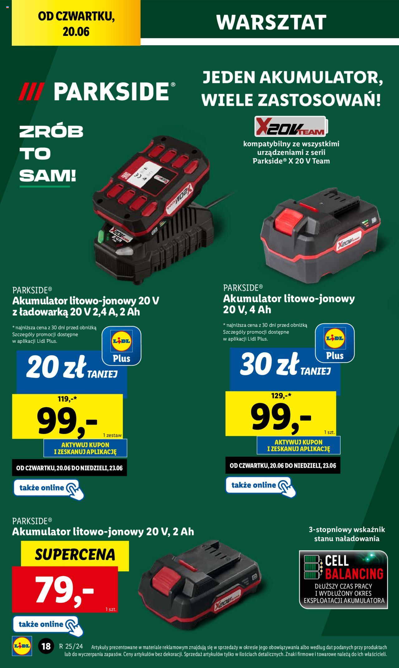 LIDL Katalog gazetka ważna od  17.06.2024 do 22.06.2024 strona 22