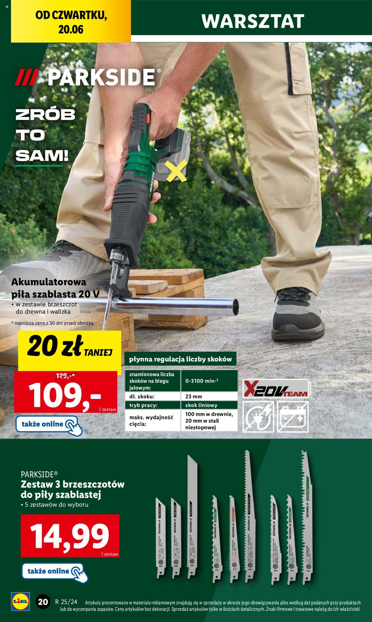 LIDL Katalog gazetka ważna od  17.06.2024 do 22.06.2024 strona 24