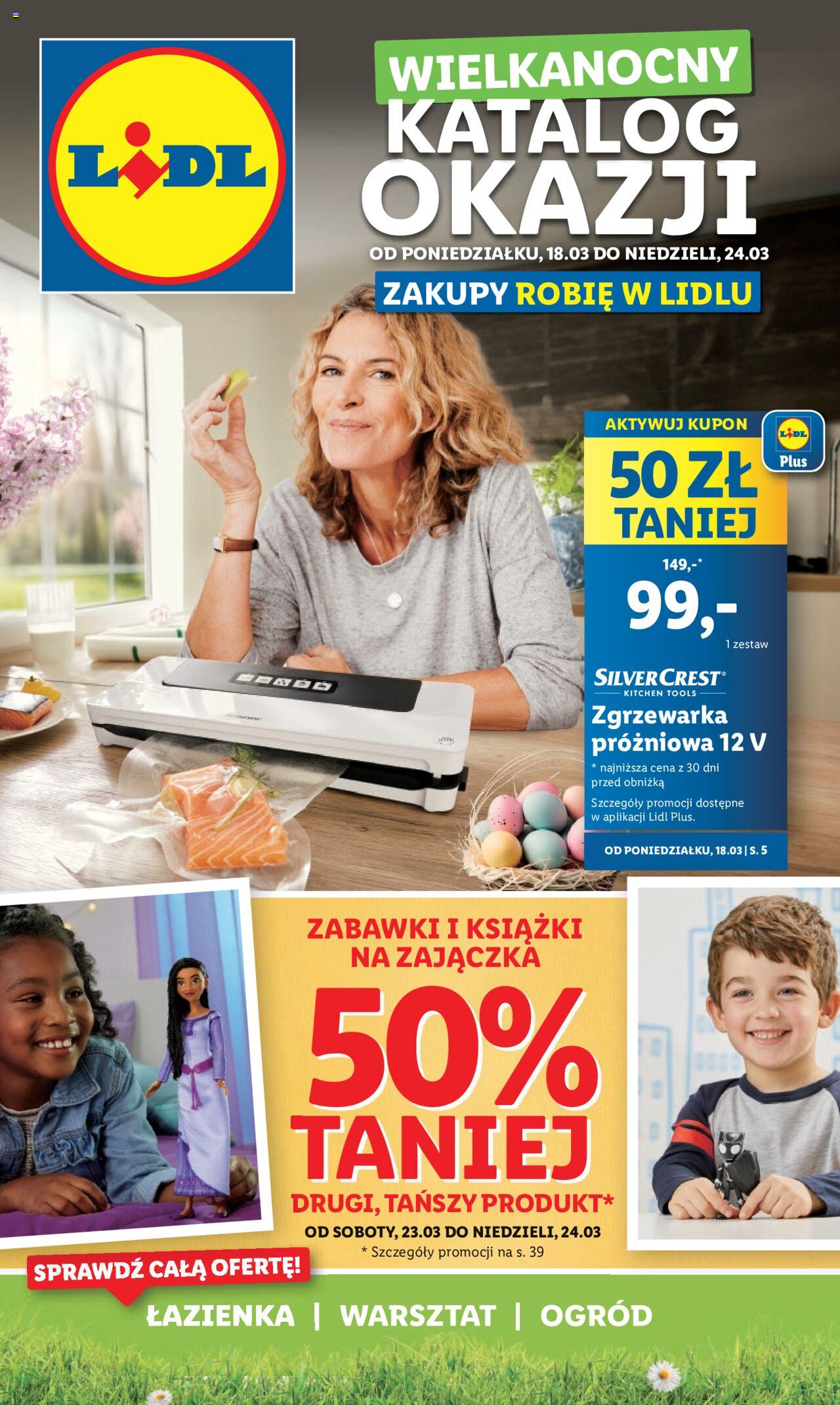 LIDL Katalog gazetka ważna od 18.03.2024 do 24.03.2024 strona 1