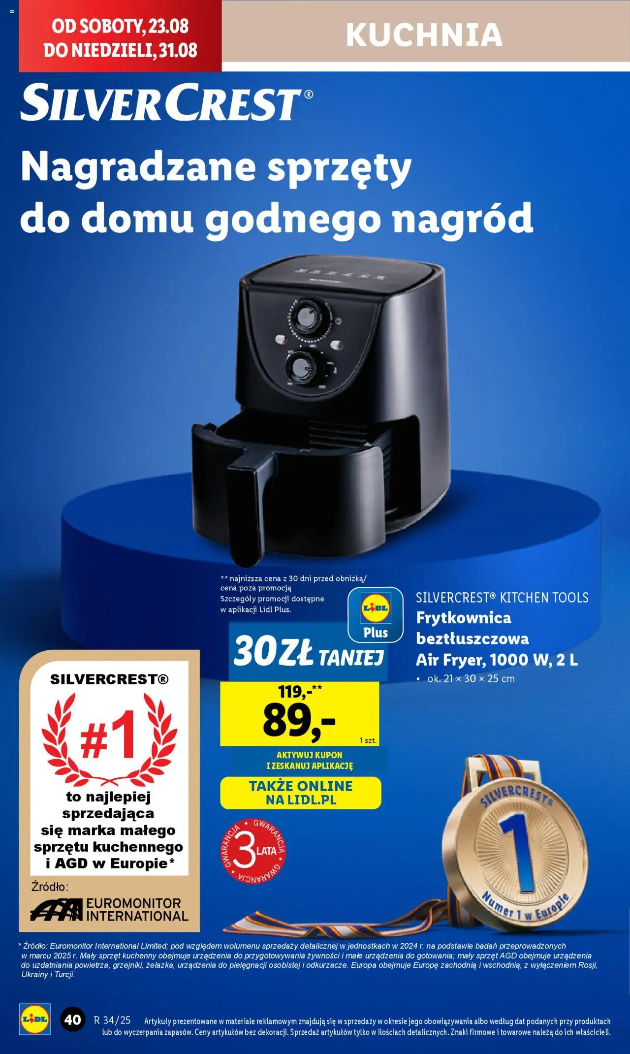 LIDL Katalog gazetka ważna od 18.08.2025 do 23.08.2025 strona 40