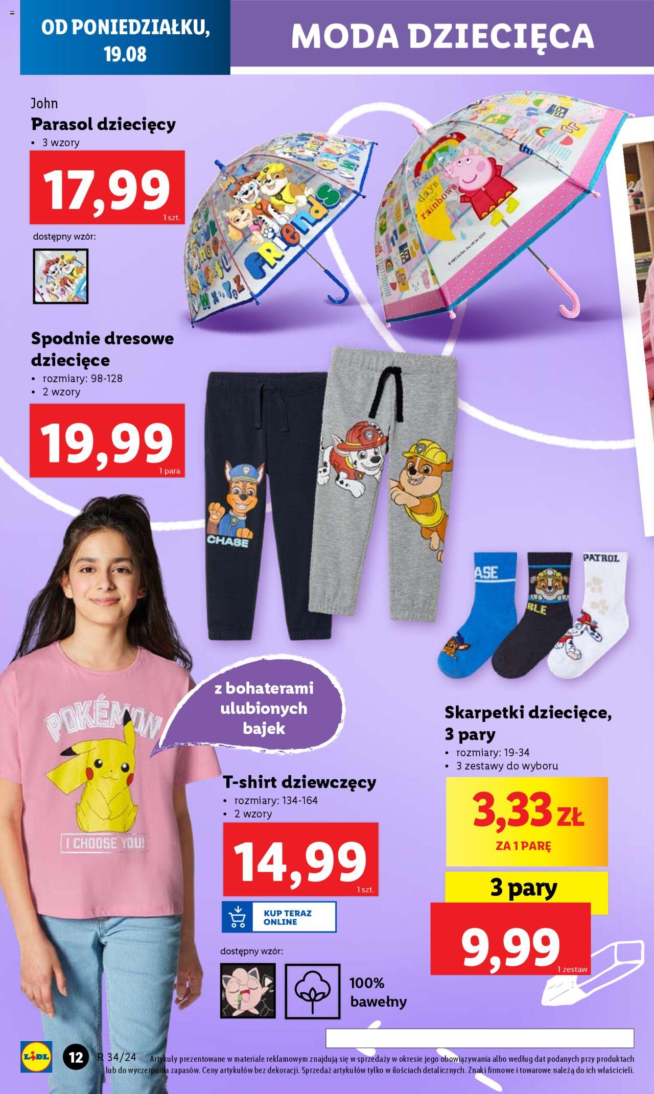 LIDL Katalog  gazetka ważna od 19.08.2024 do 25.08.2024 strona 12
