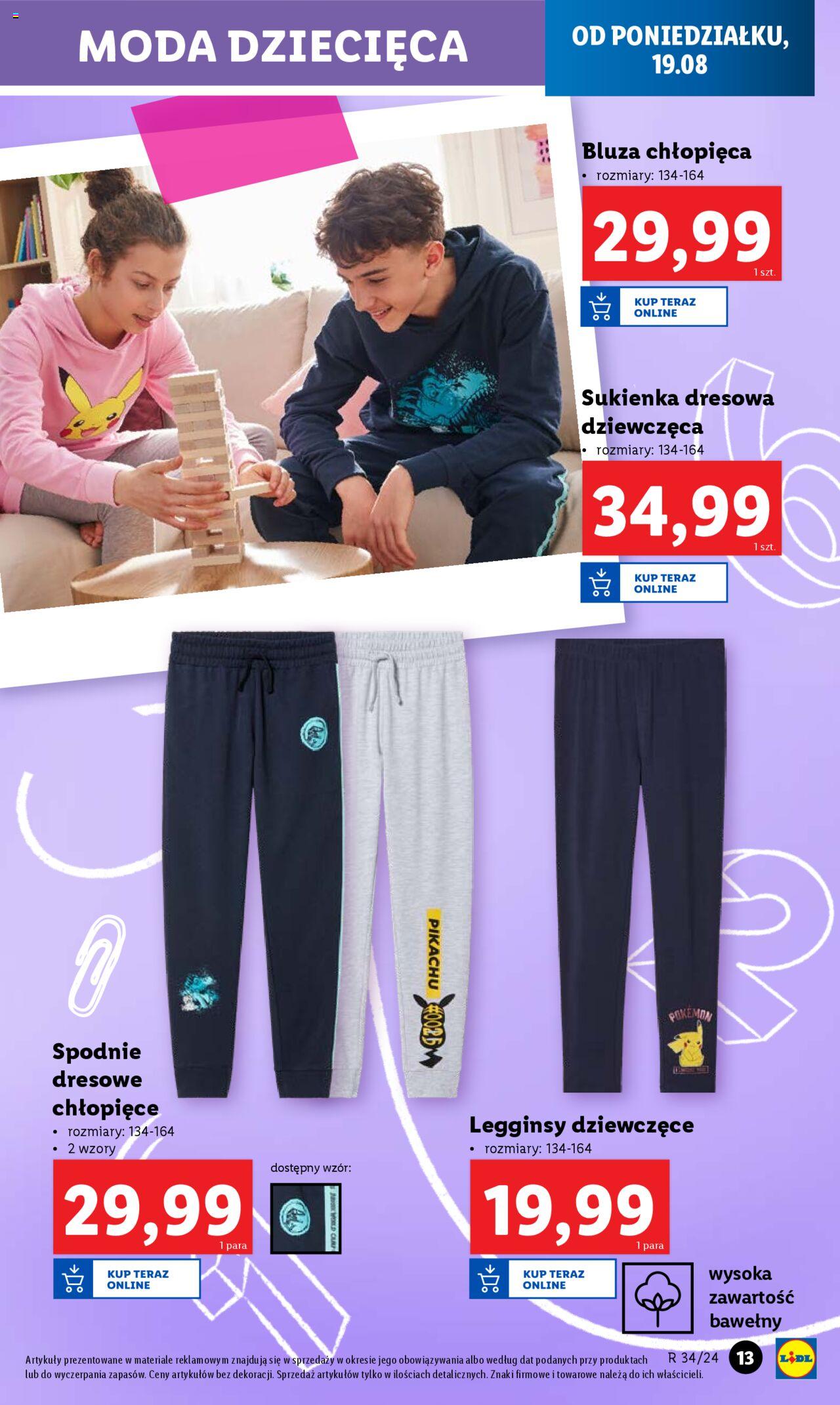 LIDL Katalog  gazetka ważna od 19.08.2024 do 25.08.2024 strona 13