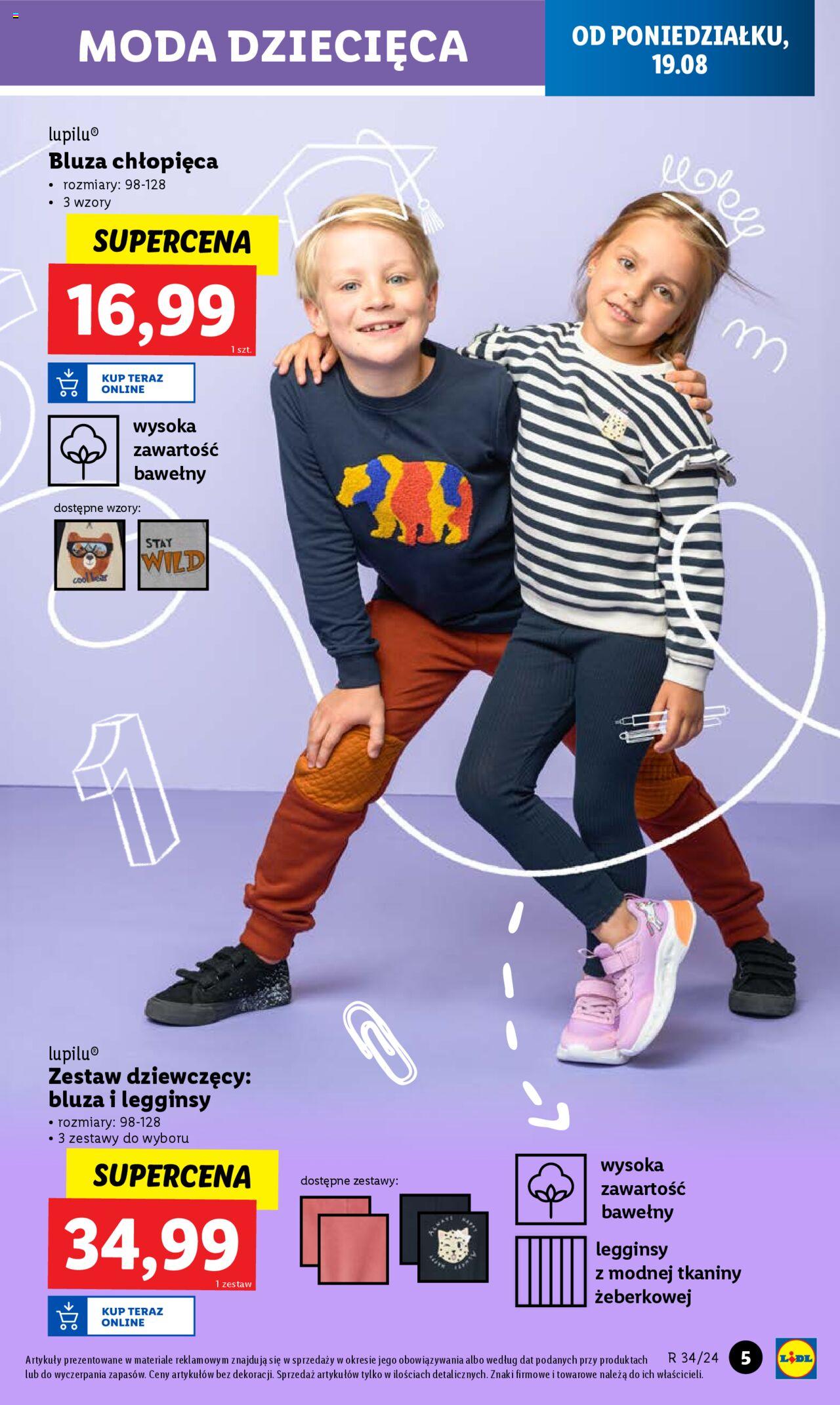 LIDL Katalog  gazetka ważna od 19.08.2024 do 25.08.2024 strona 5
