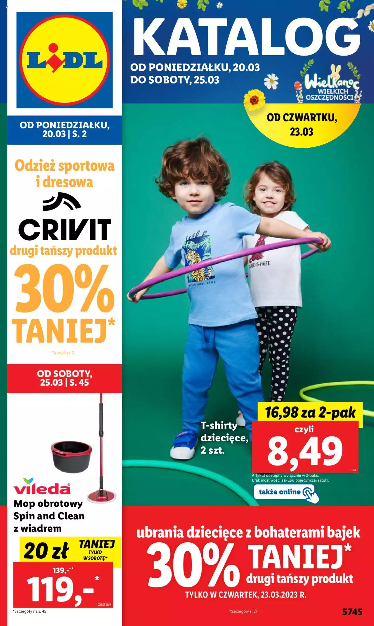Lidl Katalog gazetka ważna od 20.03.2023 do 25.03.2023 strona 1