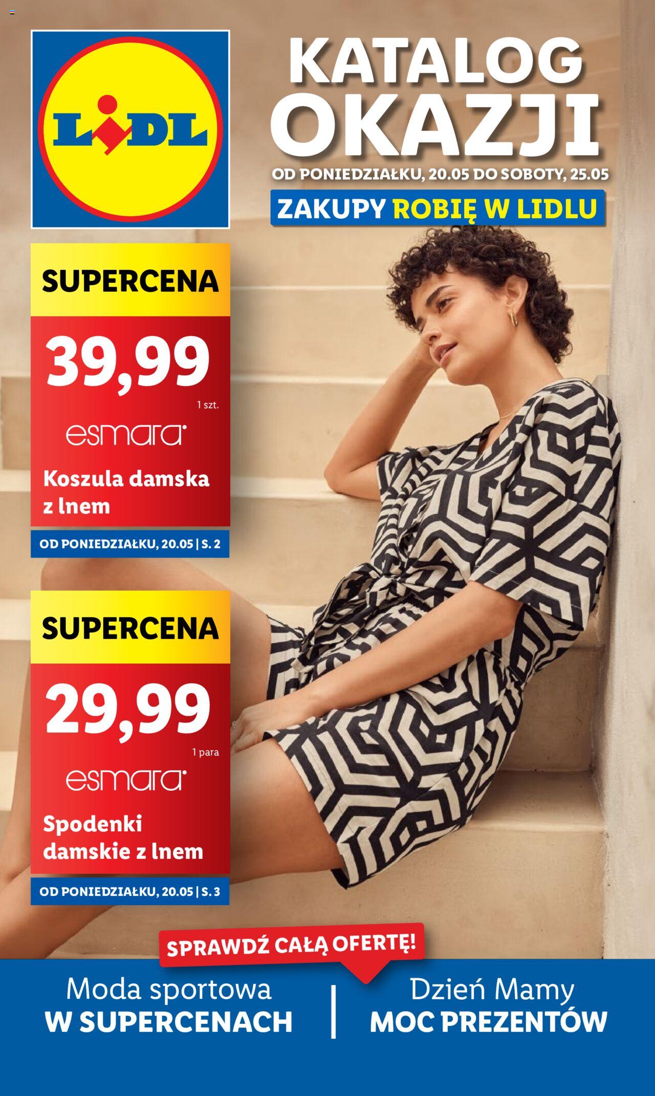 LIDL Katalog gazetka ważna od 20.05.2024 do 25.05.2024 strona 1