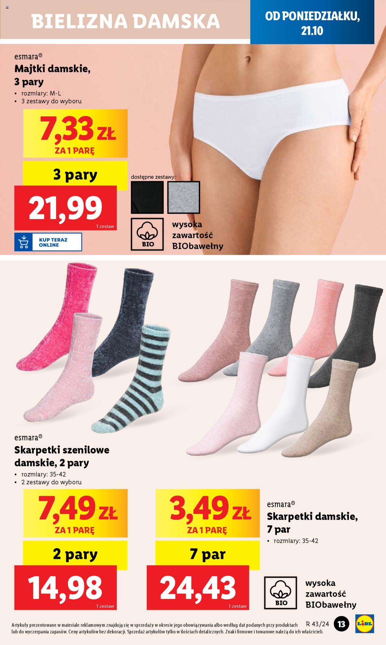 LIDL Katalog gazetka ważna od  21.10.2024 do 26.10.2024 strona 13