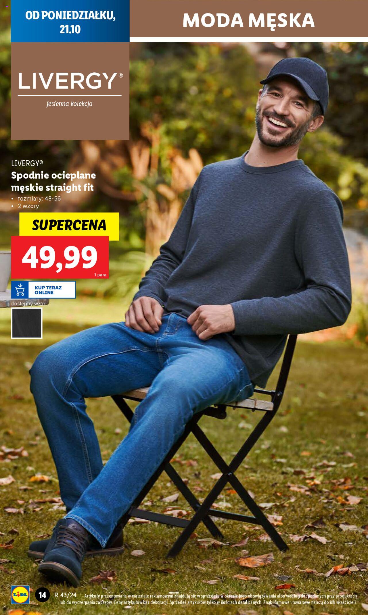 LIDL Katalog gazetka ważna od  21.10.2024 do 26.10.2024 strona 14