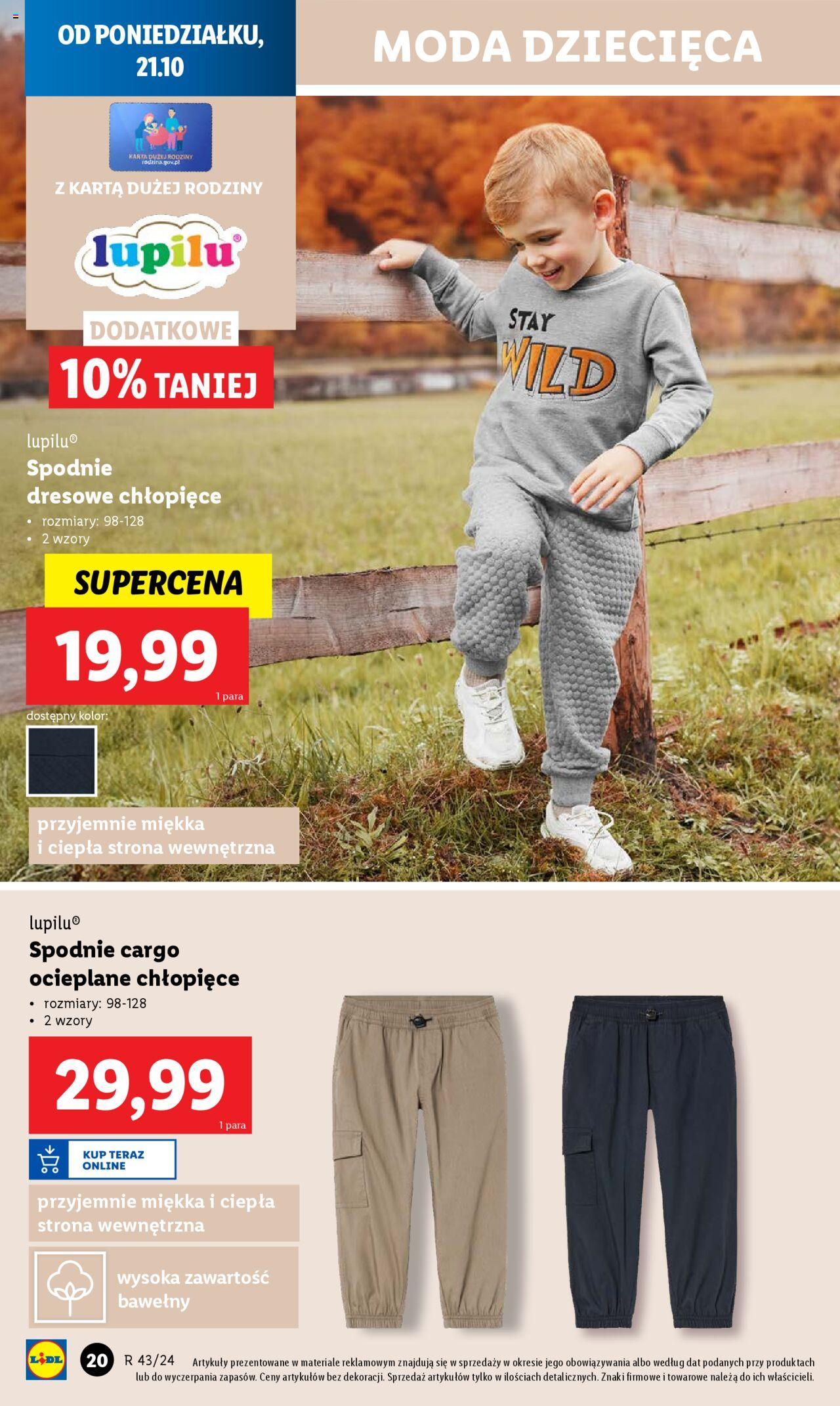 LIDL Katalog gazetka ważna od  21.10.2024 do 26.10.2024 strona 20