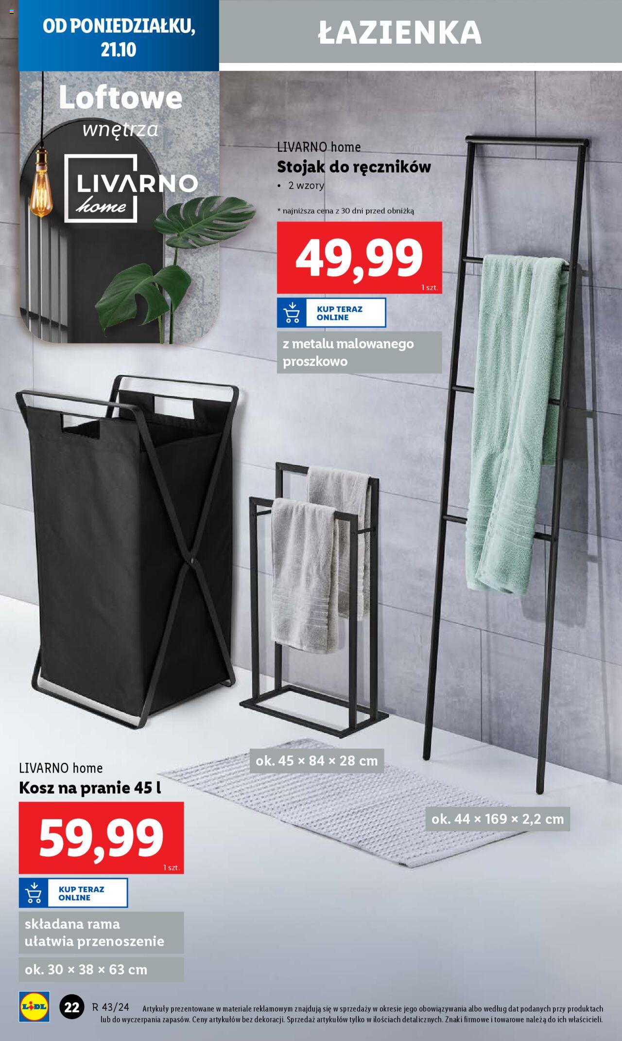 LIDL Katalog gazetka ważna od  21.10.2024 do 26.10.2024 strona 22