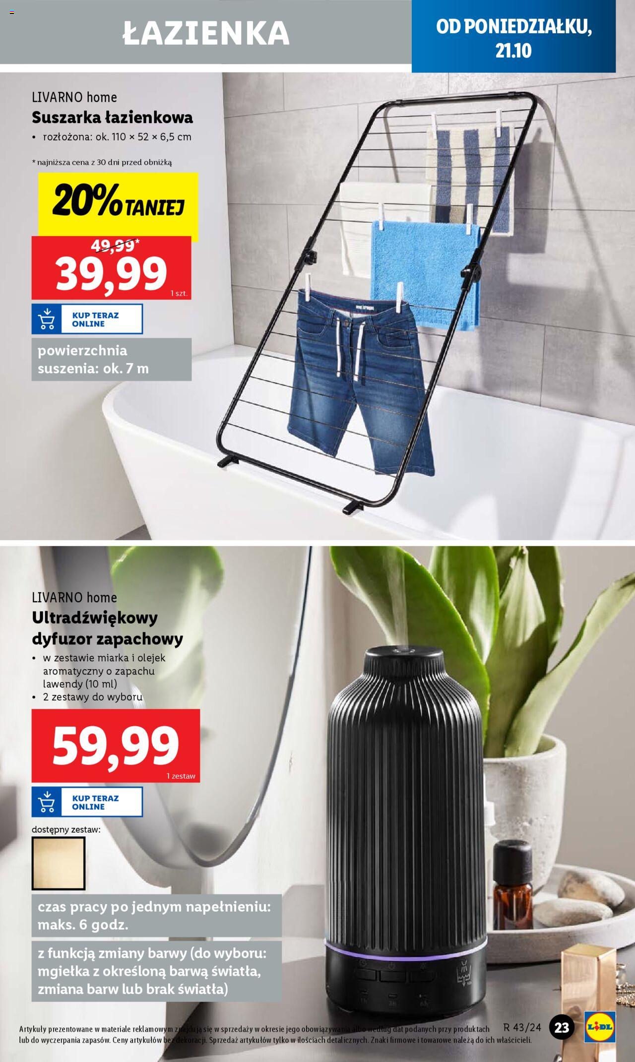LIDL Katalog gazetka ważna od  21.10.2024 do 26.10.2024 strona 23
