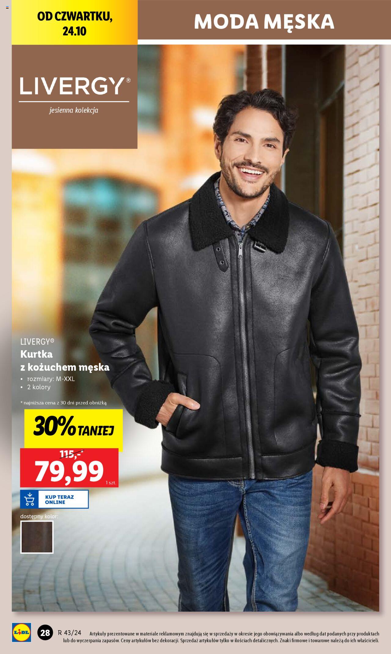 LIDL Katalog gazetka ważna od  21.10.2024 do 26.10.2024 strona 28