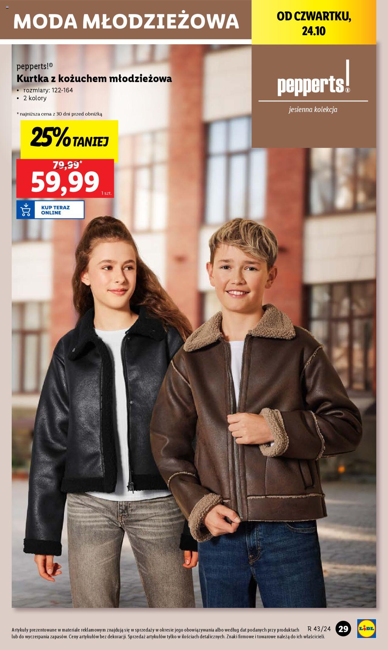 LIDL Katalog gazetka ważna od  21.10.2024 do 26.10.2024 strona 29