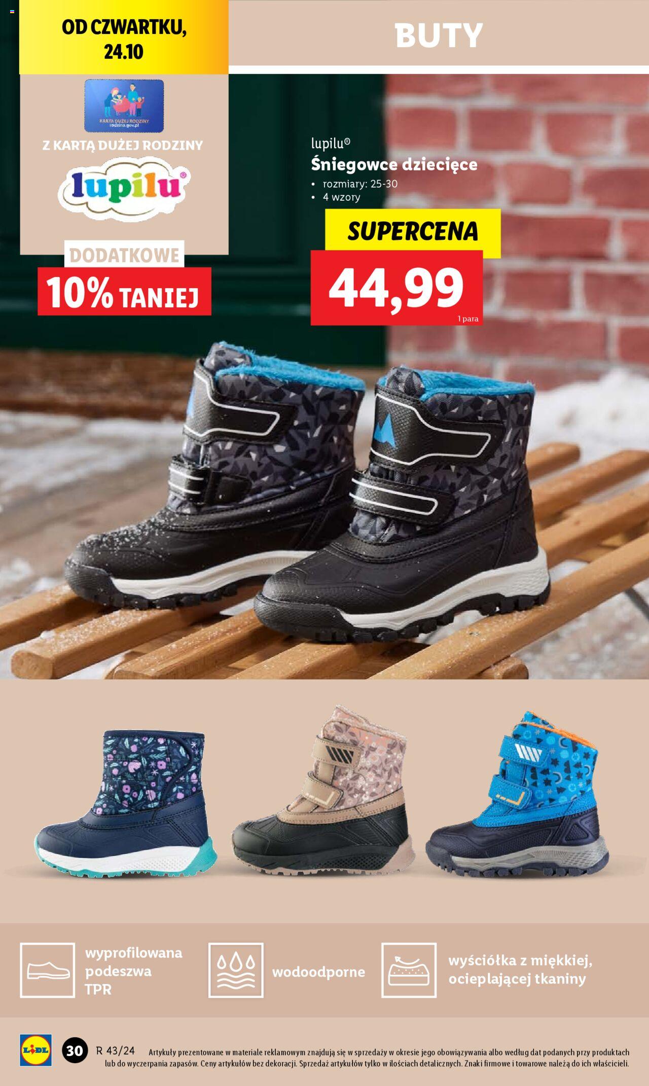LIDL Katalog gazetka ważna od  21.10.2024 do 26.10.2024 strona 30