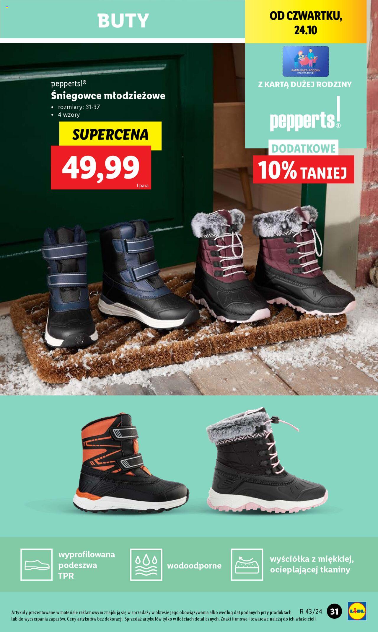 LIDL Katalog gazetka ważna od  21.10.2024 do 26.10.2024 strona 31
